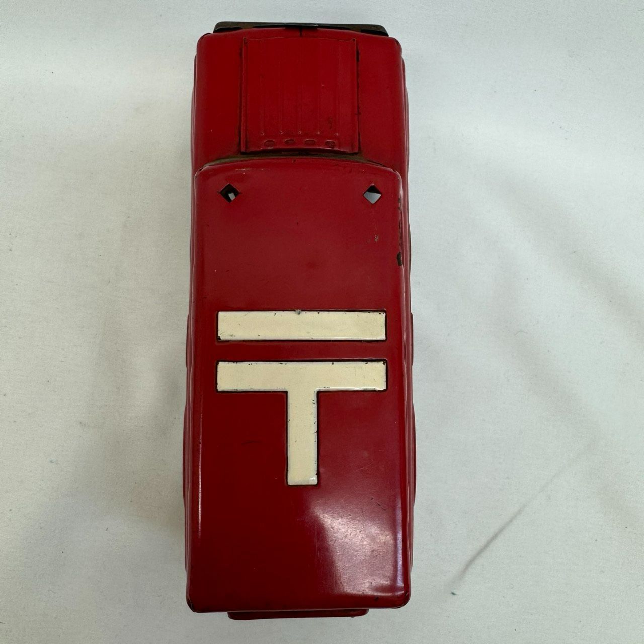 K【ヴィンテージ】1950年代 マルサン ブルドックトイ 郵便車 ブリキ