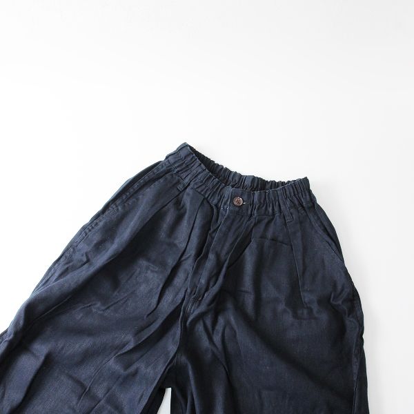 美品HARVESTYハーベスティ　サーカスパンツ　size1 ネイビー HARVESTY ハーベスティ サーカスパンツ デニム ワンウォッシュ A11801