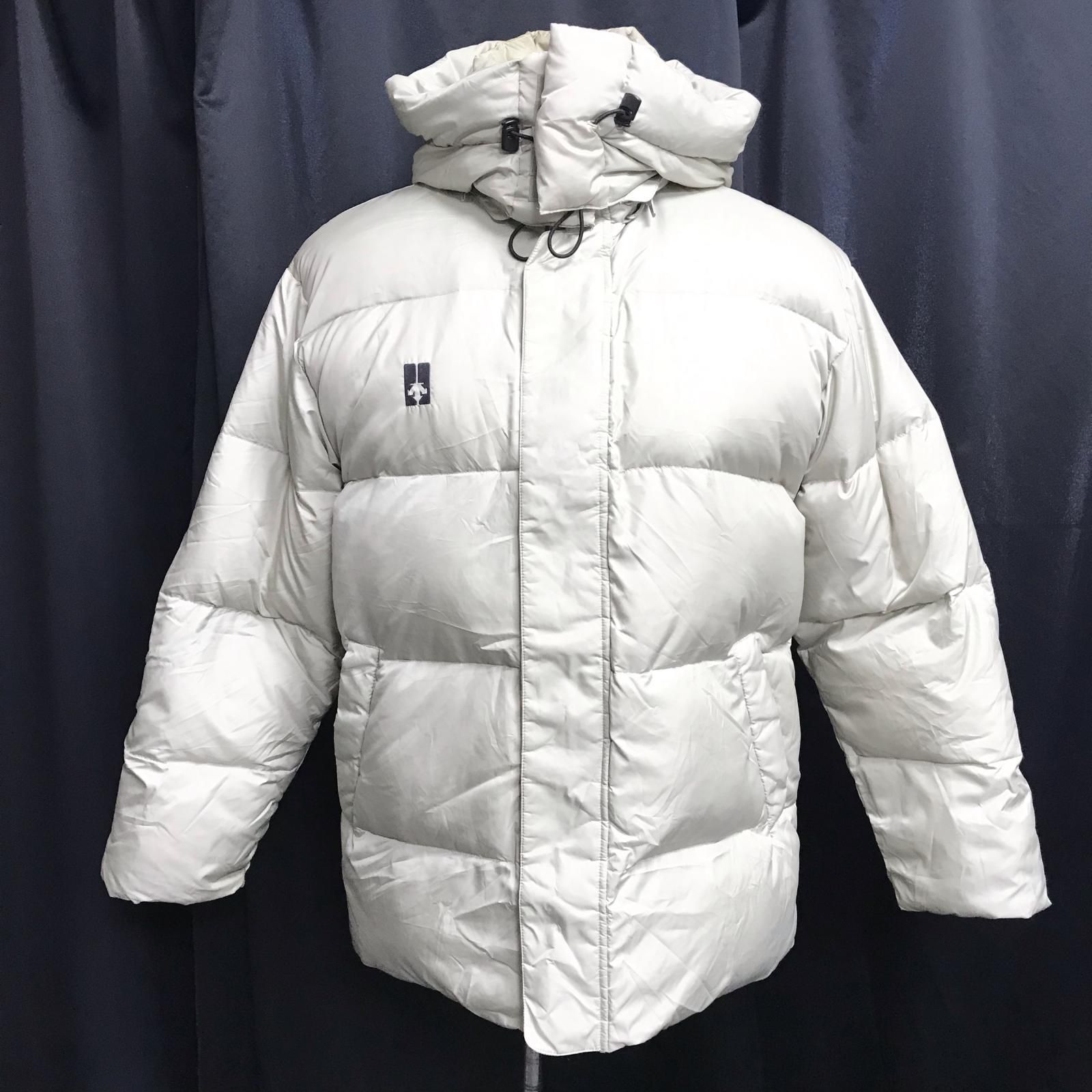 Descente【デサント】 ダウンジャケット【メンズM/アイボリー/ダウン90 