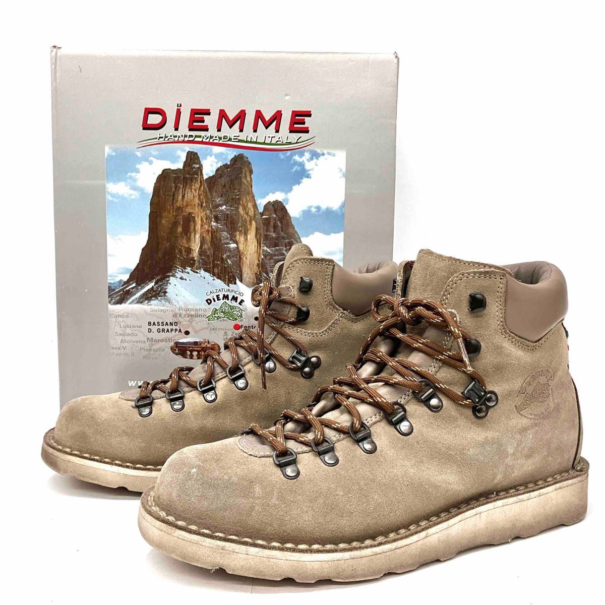 DIEMME ディエッメ ROCCIA VET CRAPE SOLE アローズ別注 マウンテン ブーツ トレッキングブーツ イタリア製 スエード  サイズ43 約27.5cm - メルカリ