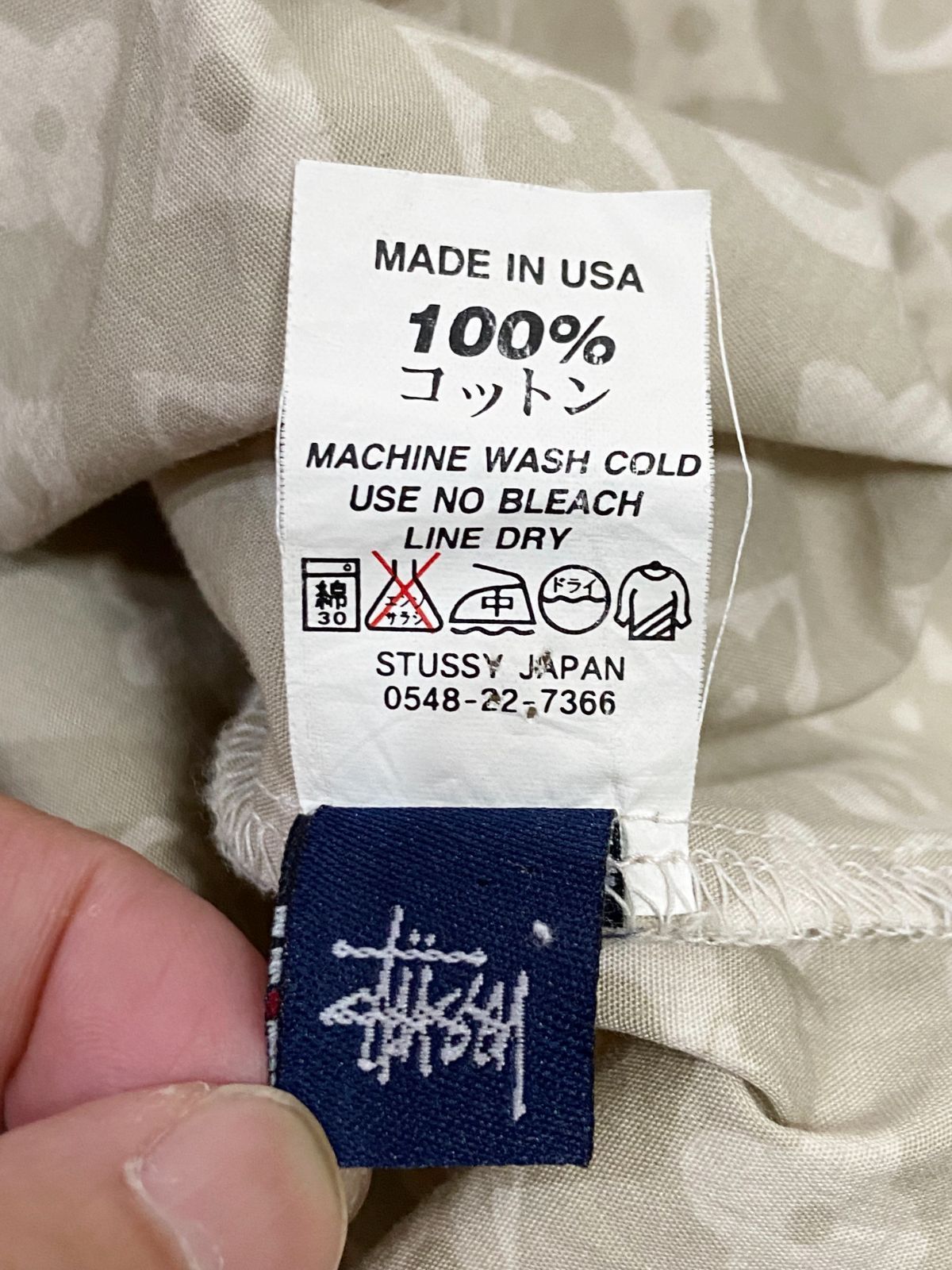 USA製 90s old stussy｜オールド ステューシー モノグラム 半袖