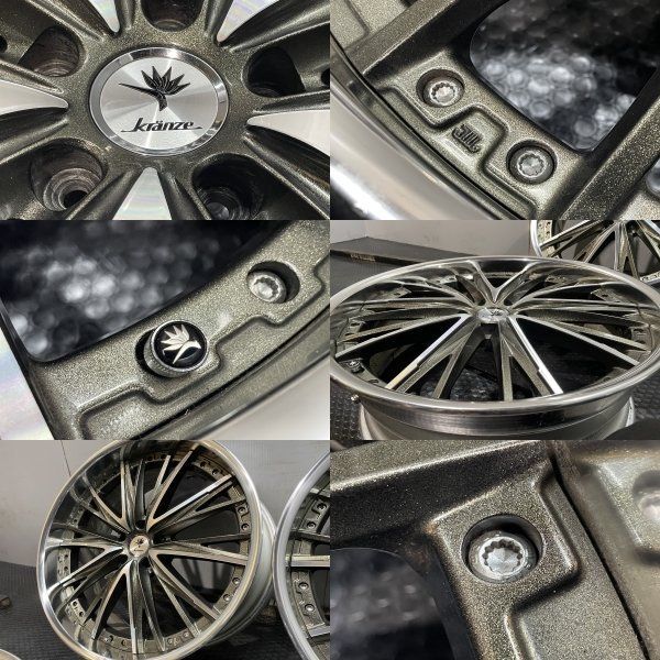 ファッションモデル Lorinser ロリンザー ロリンサー LM6タイプ 社外ホイール 19インチ 4本 8.5J 9.5J5HPCD112 38 ベンツ純正キャップ ベンツ等 MHD438MY 期間限定割引40%！