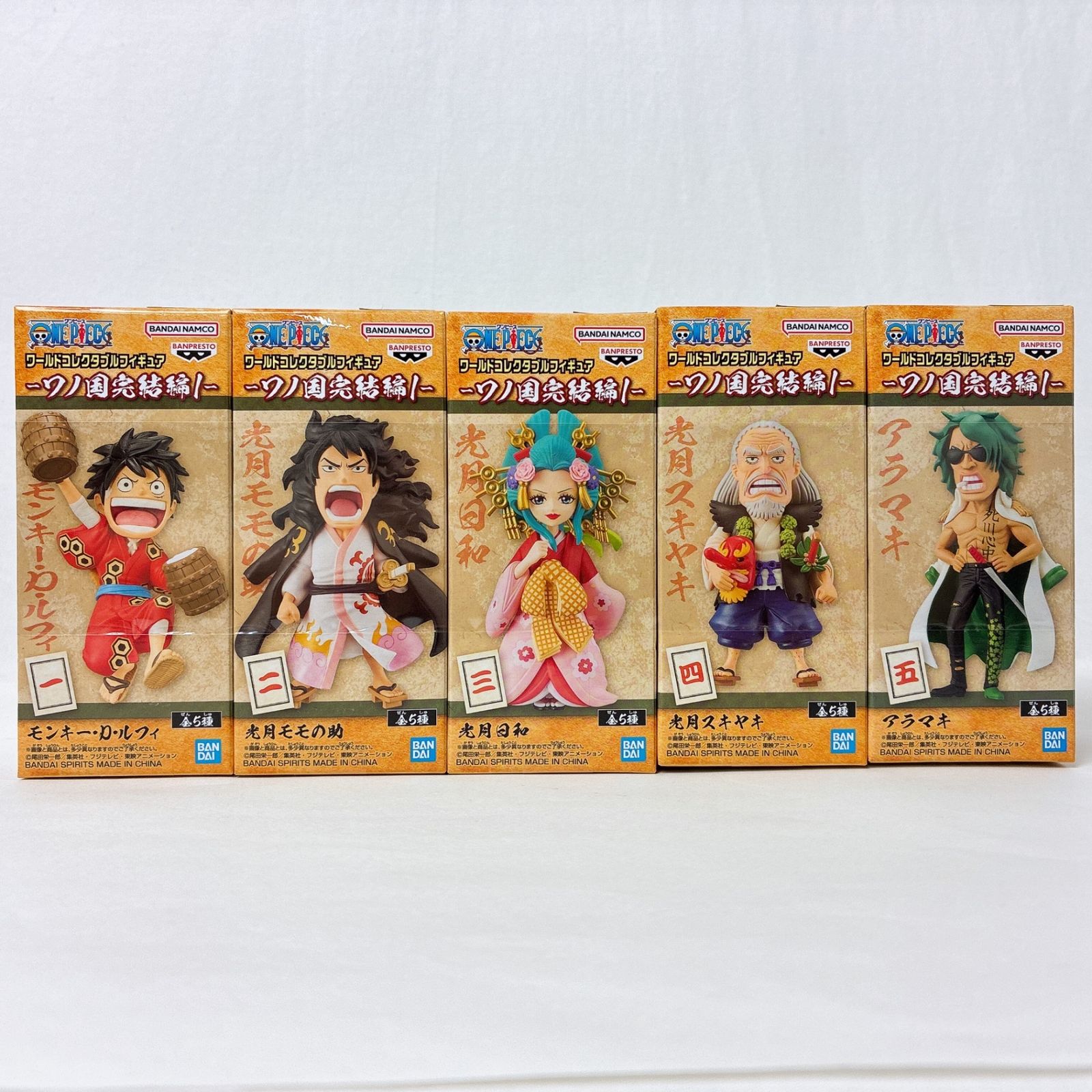 ワーコレ　ワンピース　ワノ国　まとめ売り ワンピース ワールドコレクタブルフィギュア ワノ国1 全6種