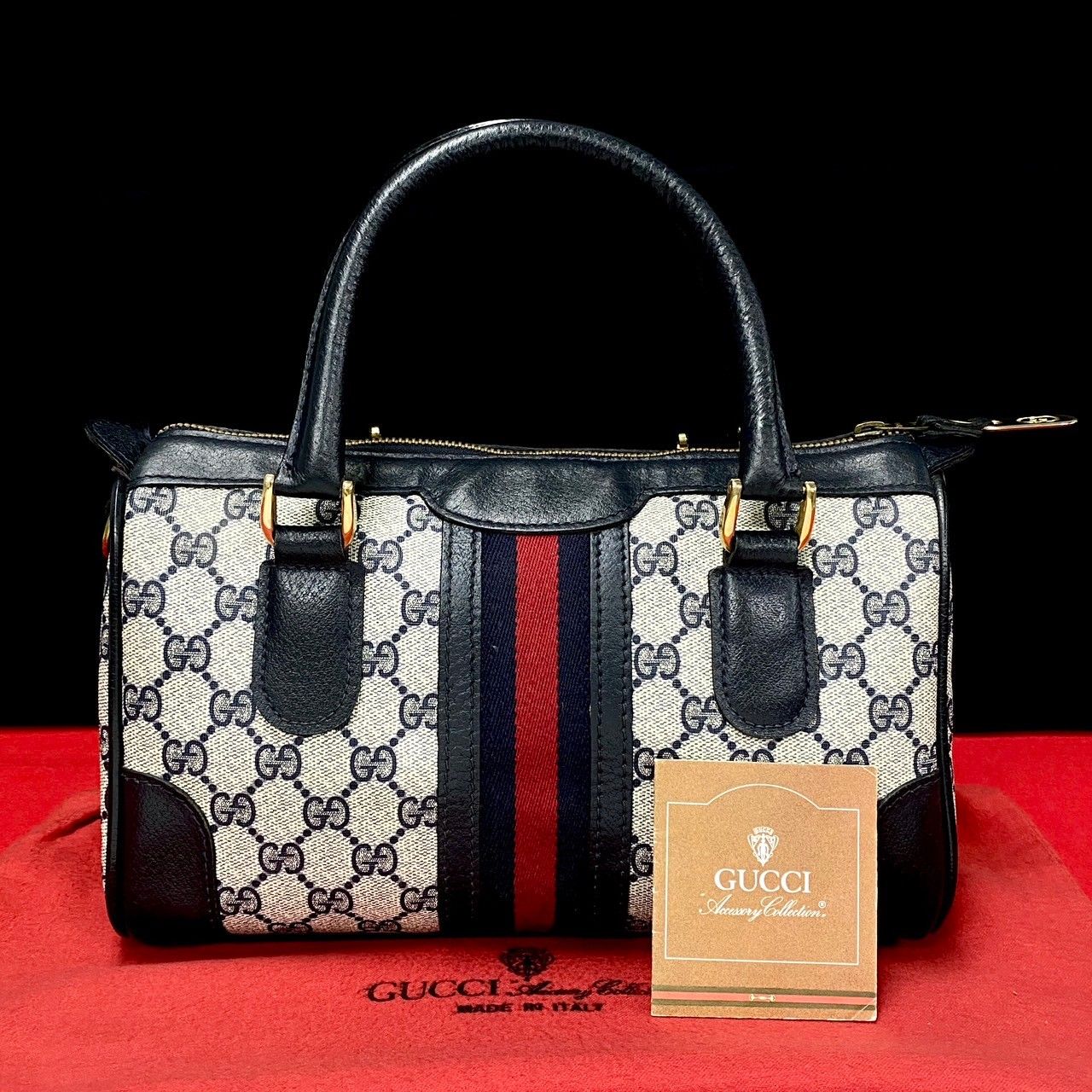 グッチ　GUCCI ミニボストン 中古・古着通販】GUCCI (グッチ) ミニボストンバッグ ブラウン