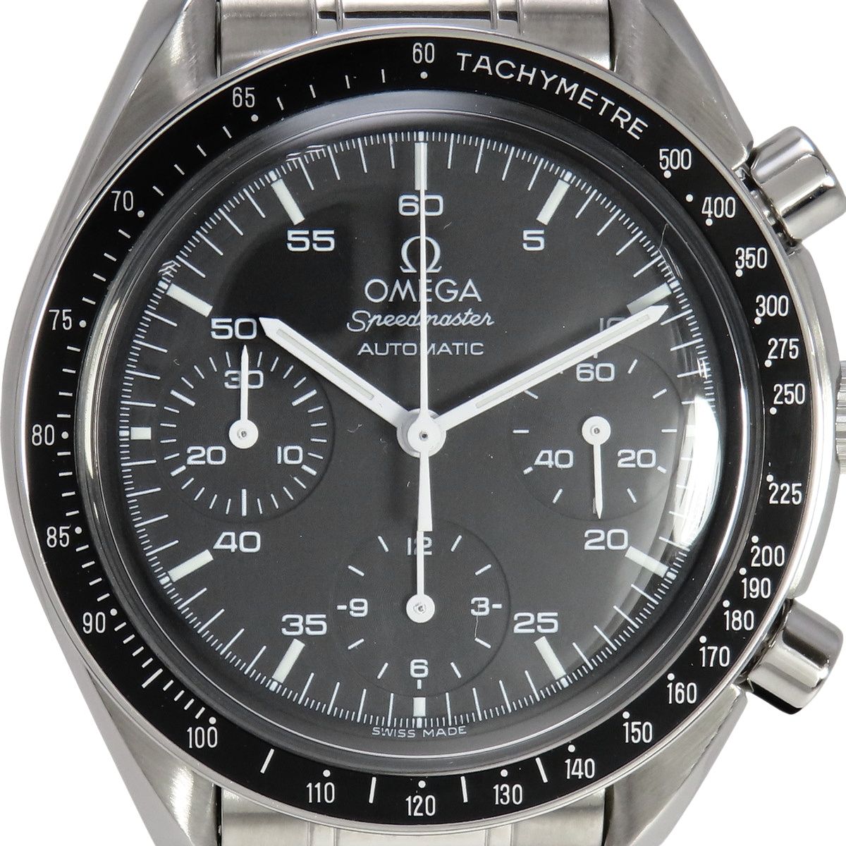 オメガ スピードマスター オートマチック 3510.50.00 SS 自動巻き 腕時計 ブラック シルバー メンズ 41100084636 アラモード