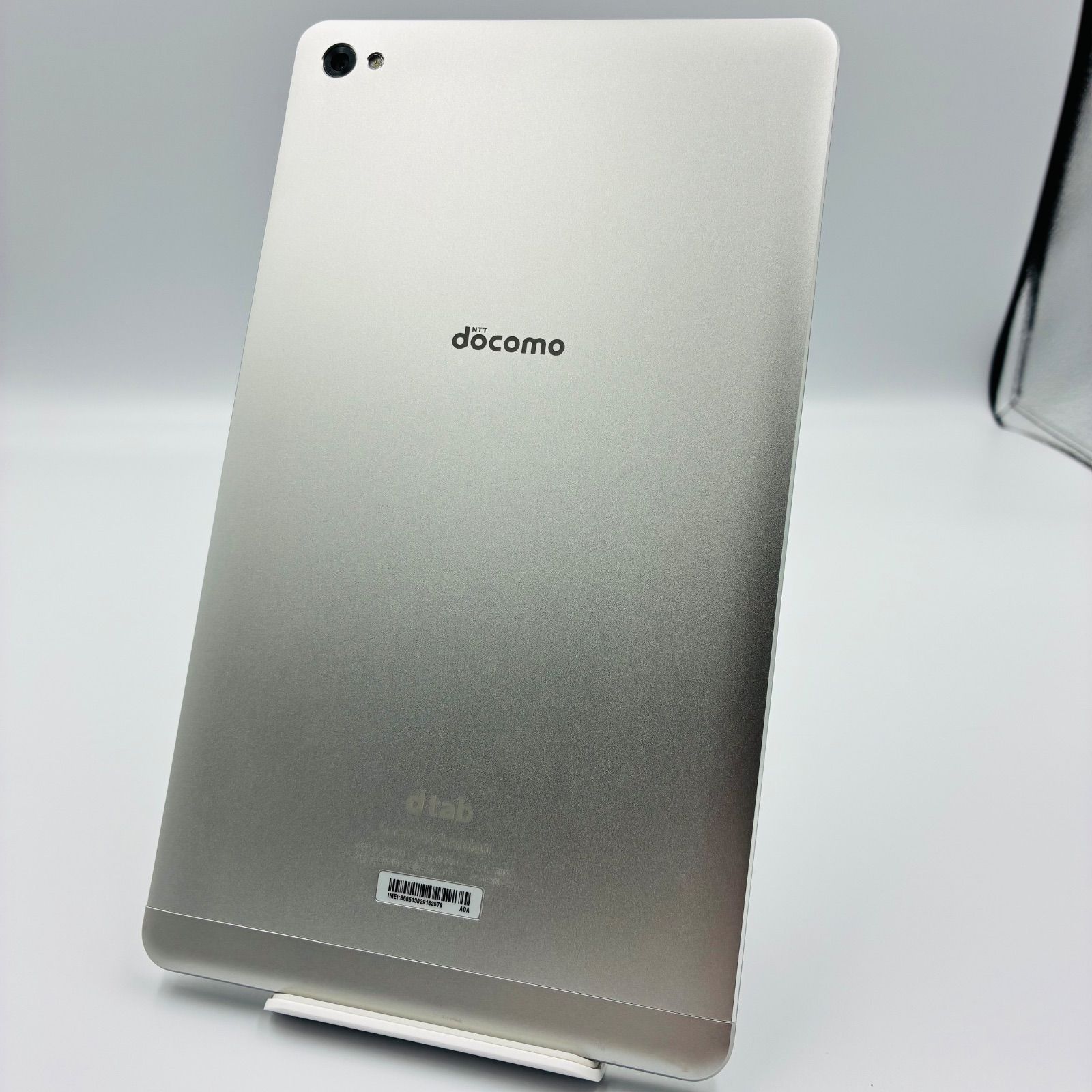 【2864】DOCOMO dtab d-02H 使用感無し 極美品 初期化済み 自立スタンド 取説付き 16GB シルバー 判定○ 中古美品 docomo dtab Compact d-02H docomo dtab Compact d-02H