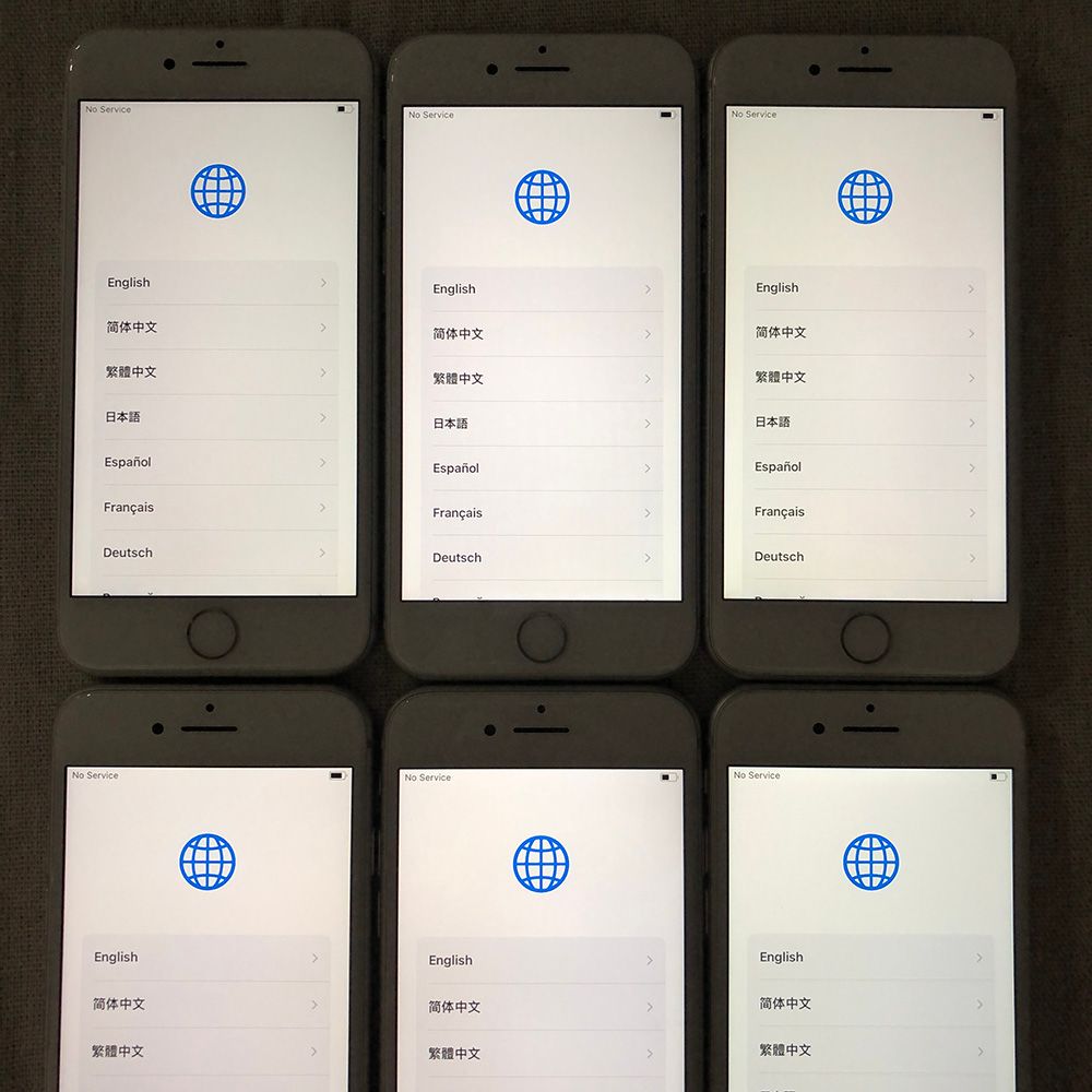 iPhone 8 シルバー 6台セット 6点セット・SIMロック解除済】Apple iPhone 8