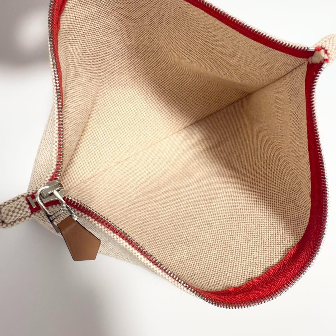 エルメス　ポーチ　ヨッティングGM　フラットポーチ　一回使用 エルメス ポーチ ヨッティングGM フラットポーチ 一回使用