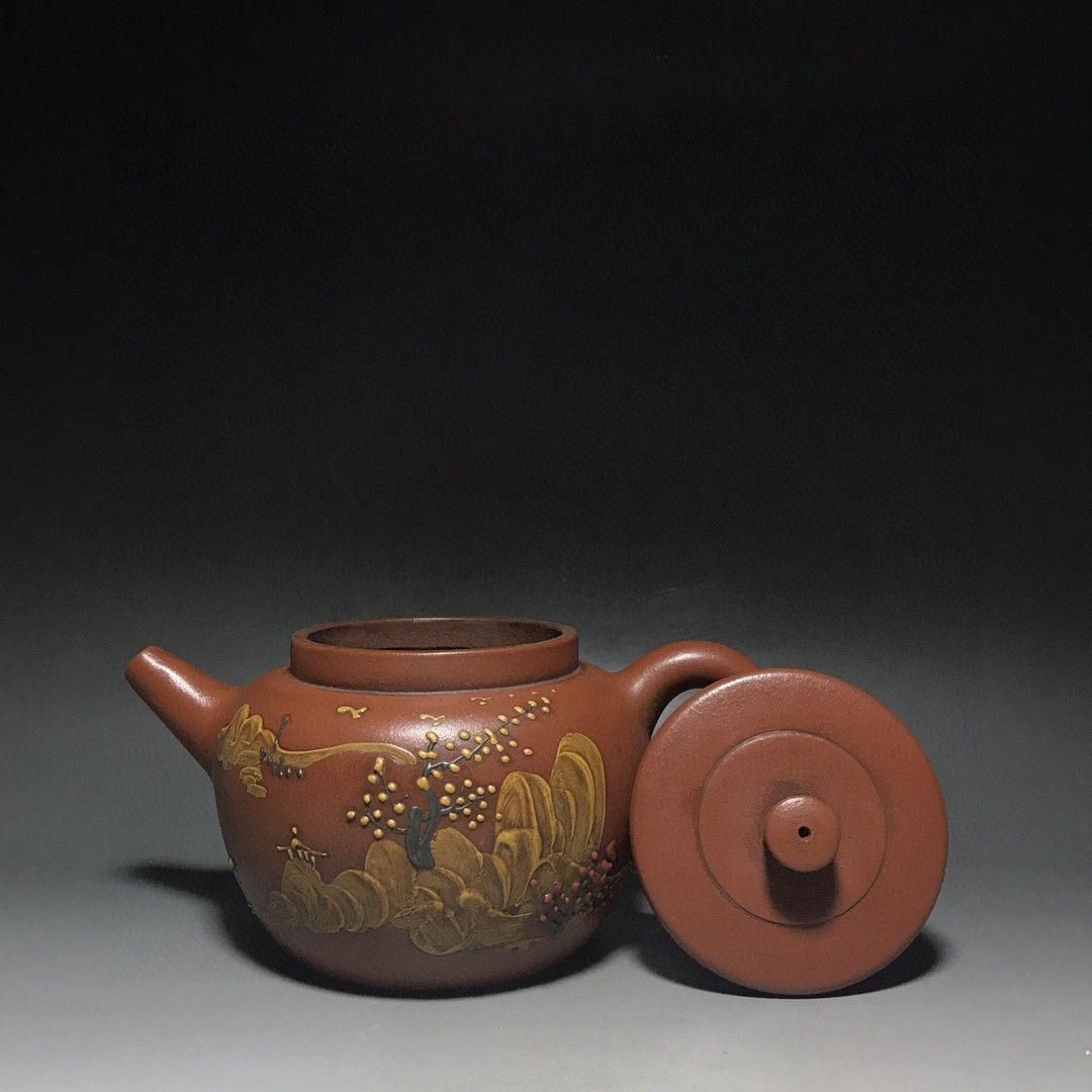 宜興 紫砂壷 円?壷 茶壺 茶道具 煎茶道具 - メルカリ