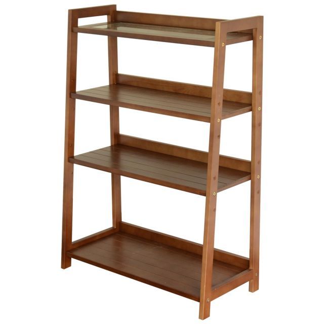 ガラストップウッドラック 4段