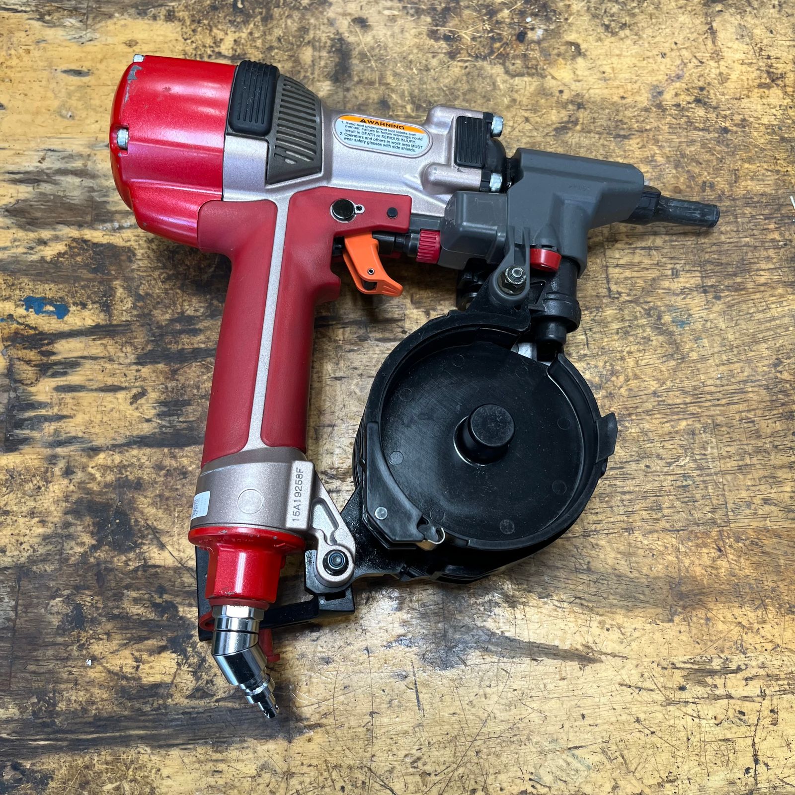 1円◆最落無し◆動作確認○◆マックス MAX◆HN-25C◆高圧コンクリートピンネイラ◆スーパーネイラ◆25mm エアー 釘打ち機 釘打機 工具 中古 マックス HN-25C2 高圧 釘打ち機 スーパーネイラ 徹底解説