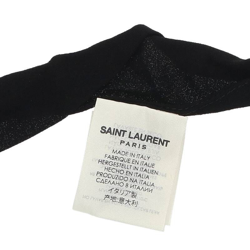 サンローランパリ 444255 3Y406 ラヴァリエール クラヴァットタイ