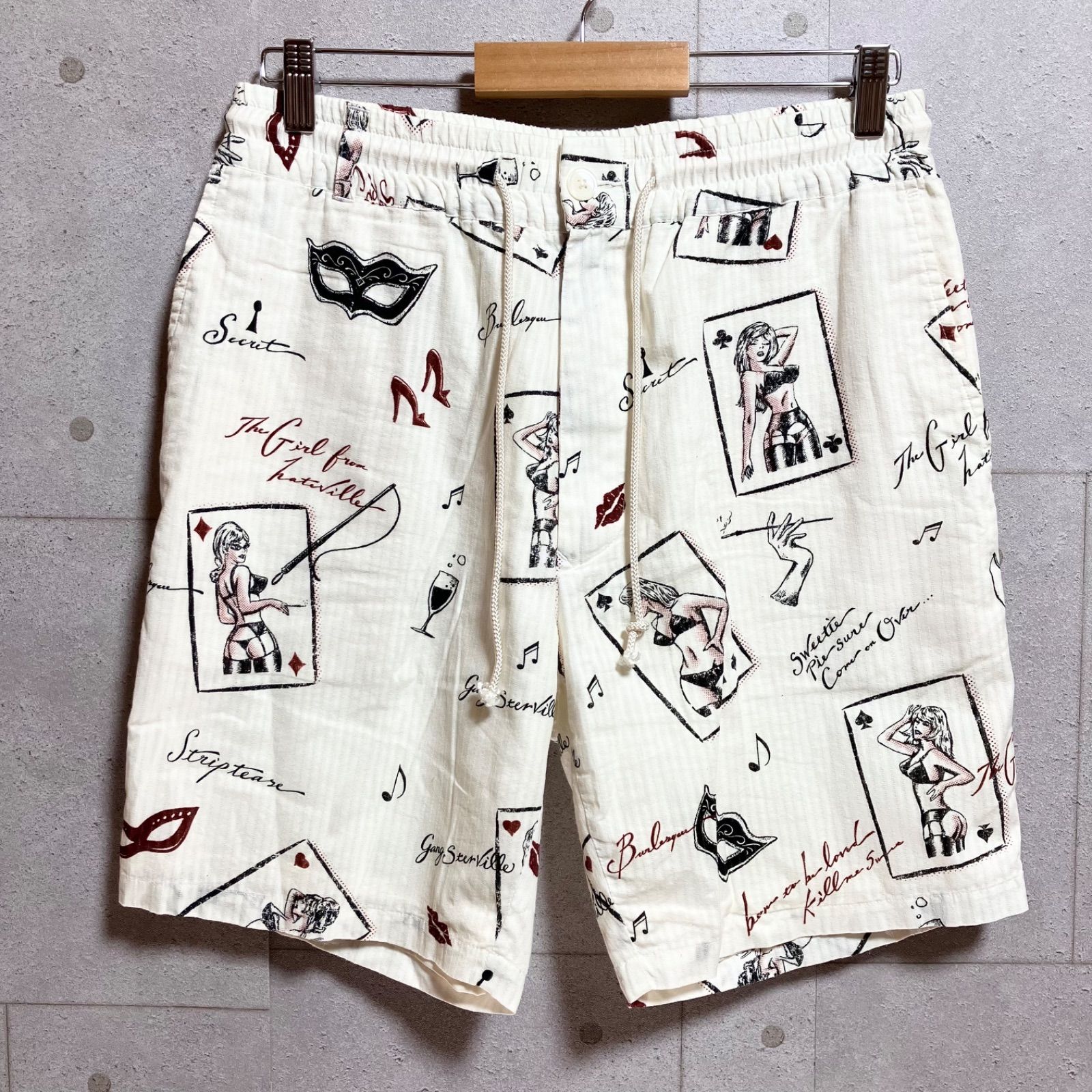 GANGSTERVILLE 未使用新品セットアップ　パーカー&ショートパンツ　L 2025年最新】GANGSTERVILLE メンズ ショートパンツ・ハーフ