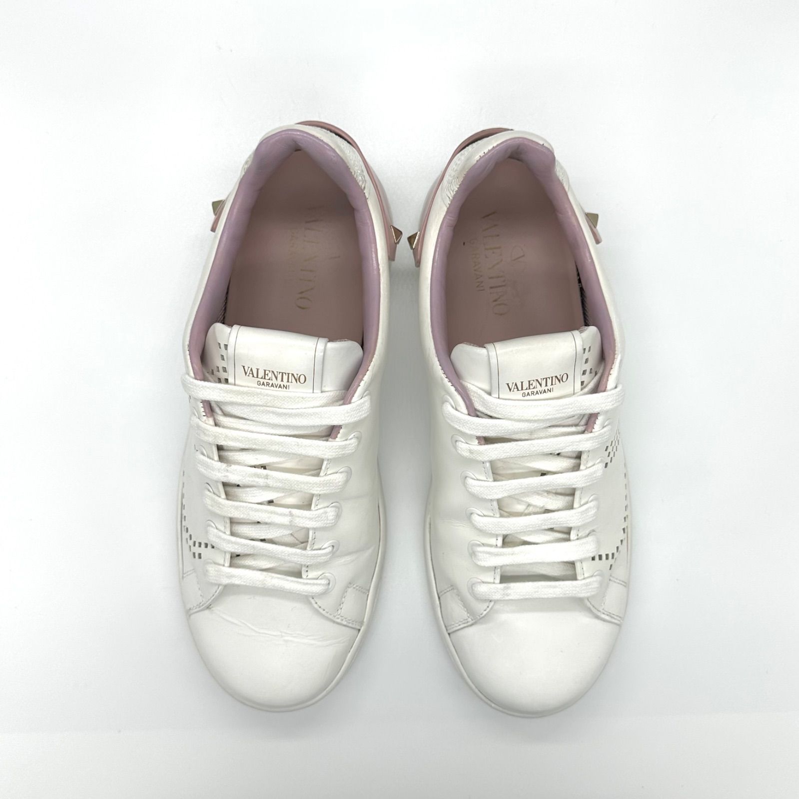 VALENTINO GARAVANI ヴァレンティノ ガラヴァーニ パンチング レザー 