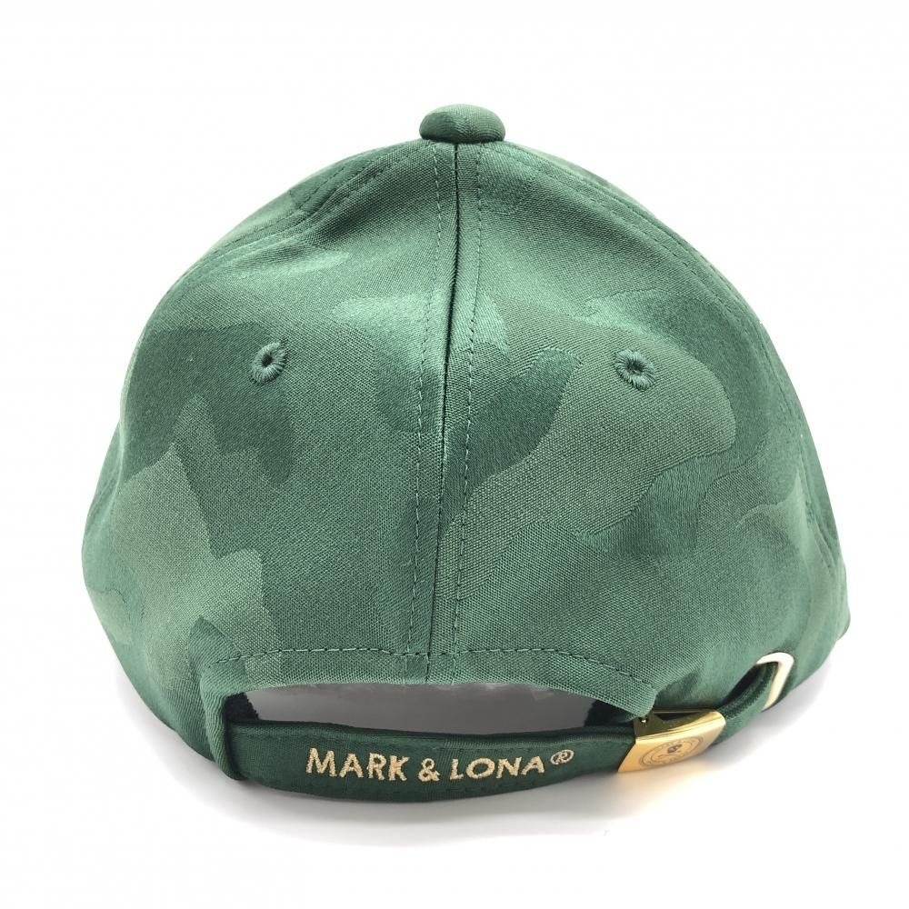 新品】マークアンドロナ キャップ グリーン 迷彩織生地 カモフラ