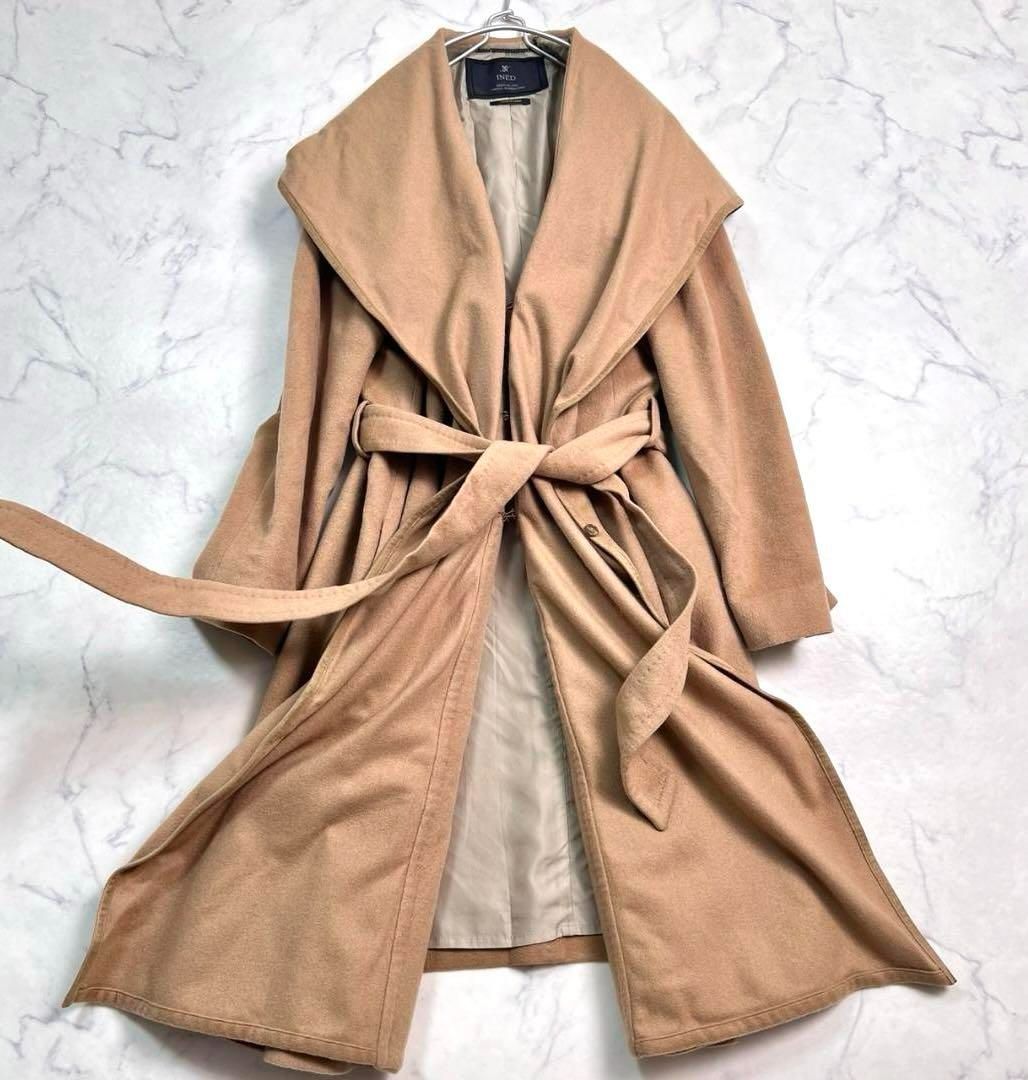 カシミヤ100%コート INED レディース イネド カシミヤ100% コート