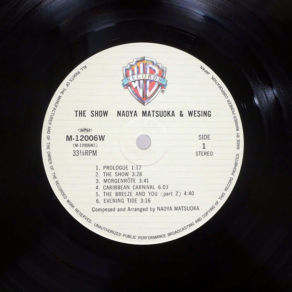 帯付き 国内盤 松岡直也/ショー/WARNER BROS. M12006W LP - メルカリ