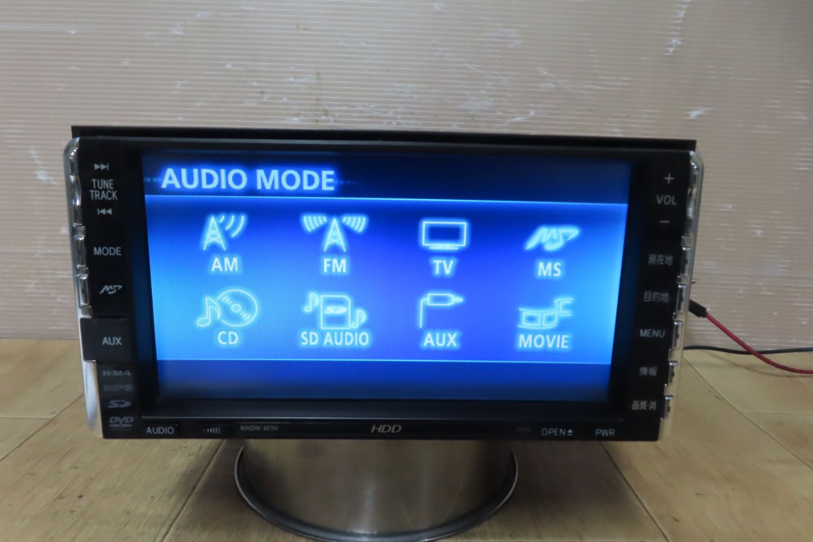 【S管理67786 エスティマ 外し品】★トヨタ純正 HDDナビ NHDN-W56★地デジチューナー付き 新東名収録あり HDDナビ トヨタ純正 NHDN-W56 社外地デジ Yahoo!オークション チューナー☆