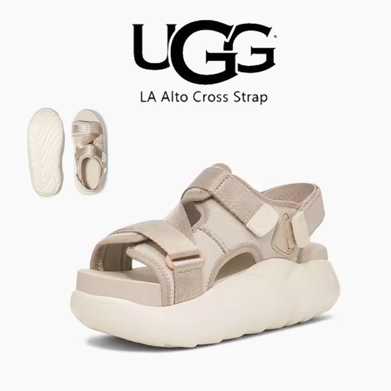 UGG LA Alto Cross Strap レディース サンダル 厚底 LA アルト クロス ストラップ Ceramic