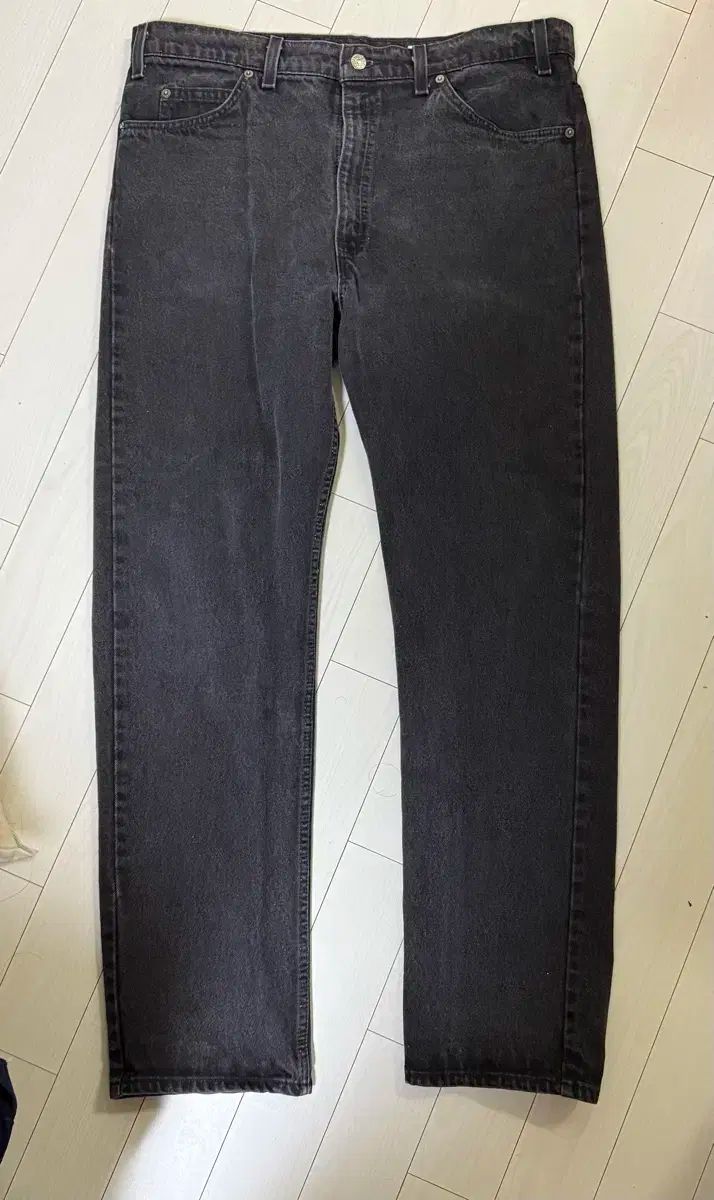38size LEVI S リーバイス オレンジタブ 505 ブラックデニム