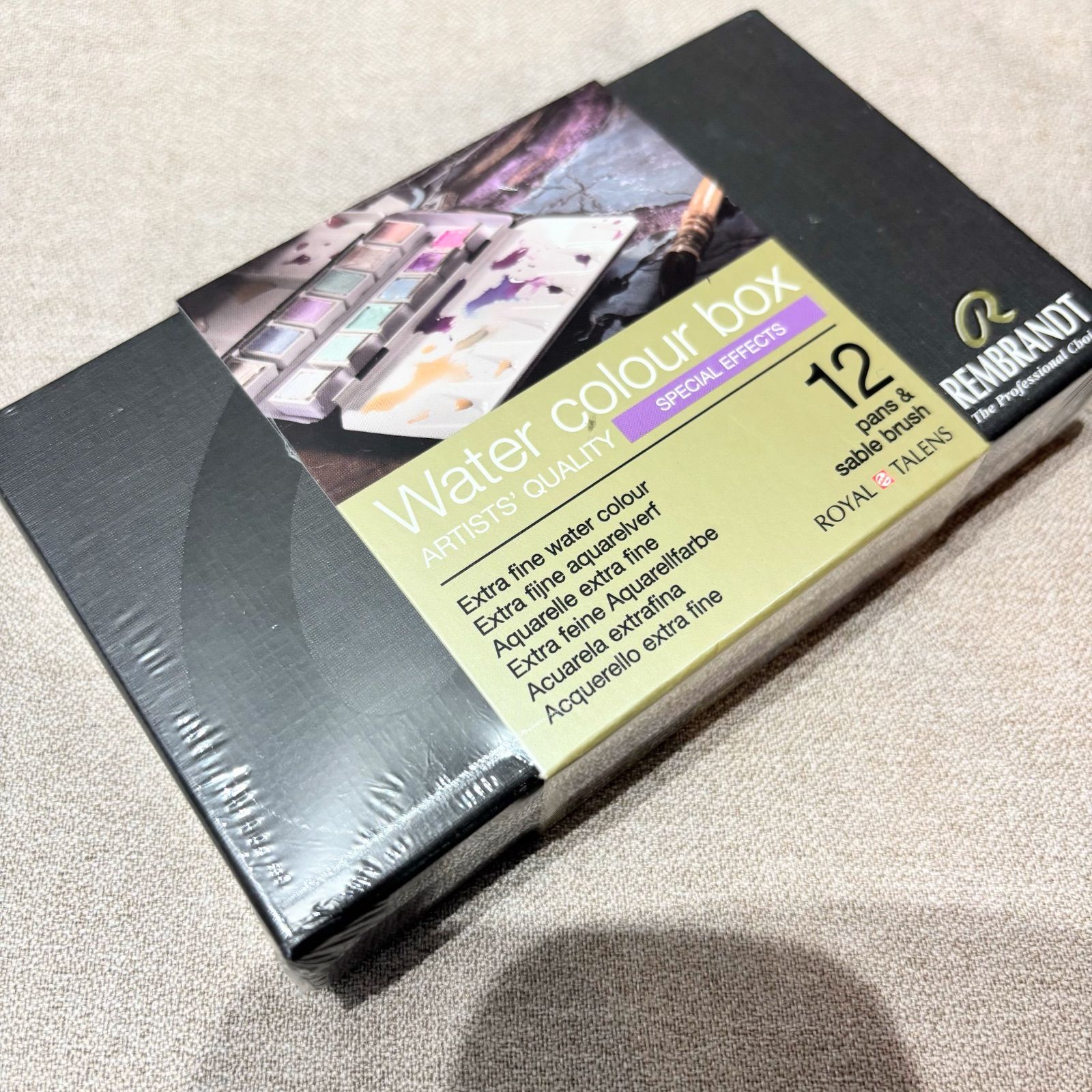 ロイヤルターレンス レンブラント 固形水彩絵具 エフェクト 12色セット アート