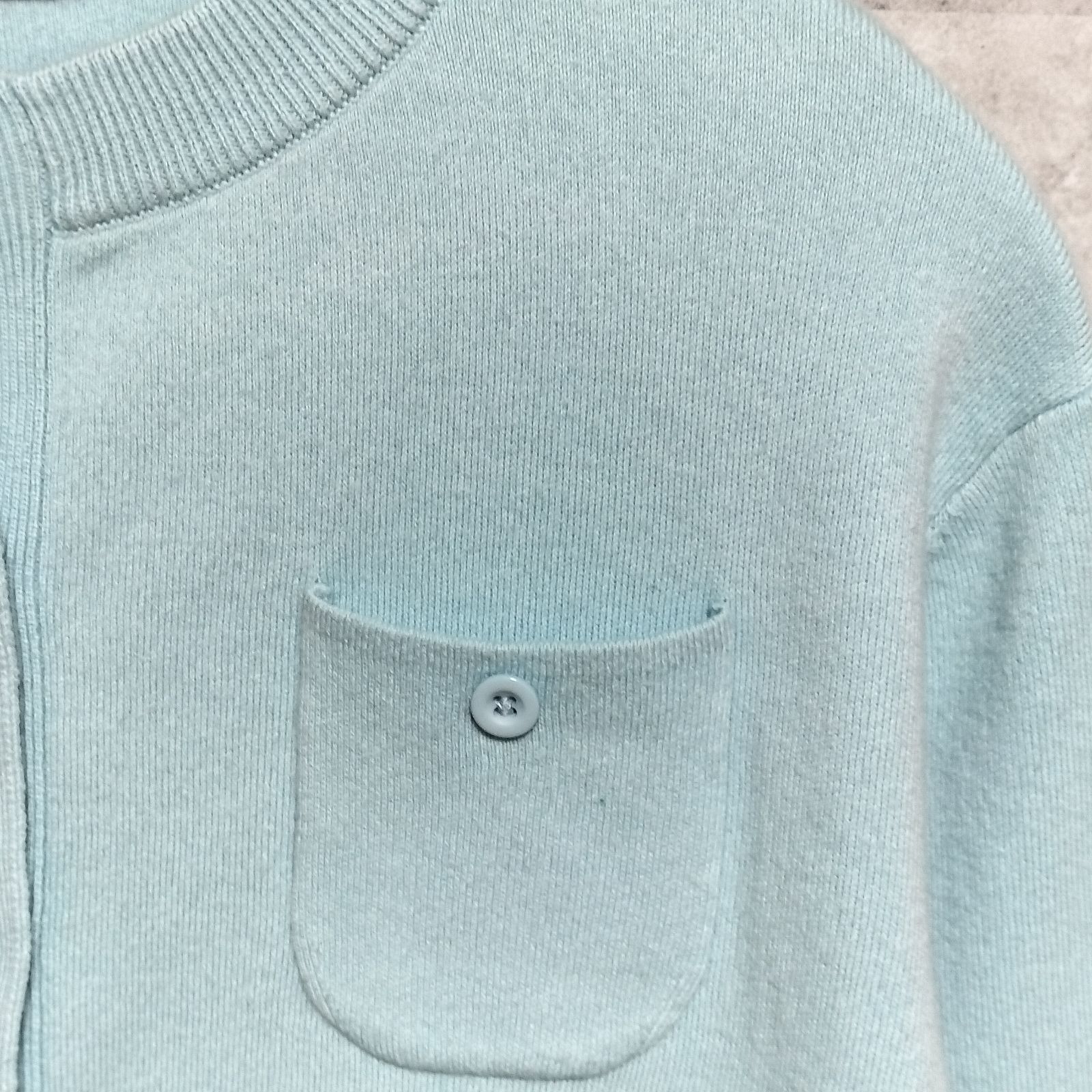 美品　ギャバン　トゥモローランド　カーディガン TOMORROWLAND（カーディガン ・ ブルー・ネイビー/青色系）のフリマ