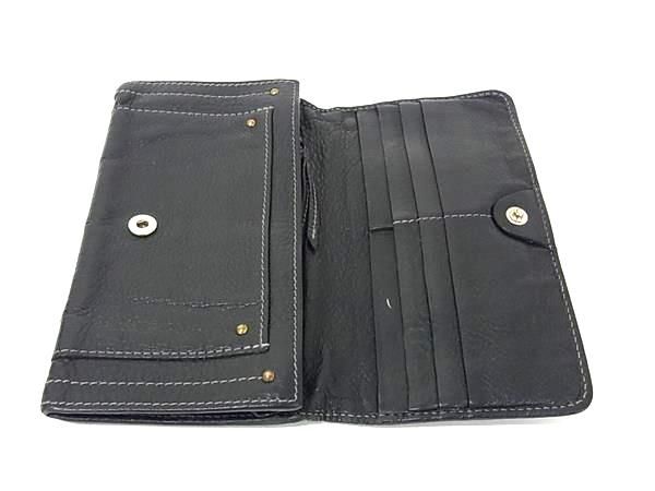 美品 1456 Chloe パディントン アビー 長財布 二つ折り財布 レザー 美品 1456 Chloe パディントン アビー 長財布 二つ折り財布