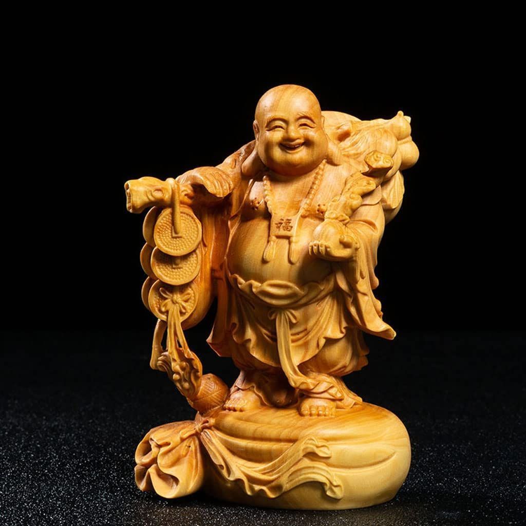 布袋様の置物 dfjlwke 金運 木製彫刻 ツゲ製高級木彫り お守り 布袋様の置物 dfjlwke 金運 木製彫刻 ツゲ製高級木彫り お守り