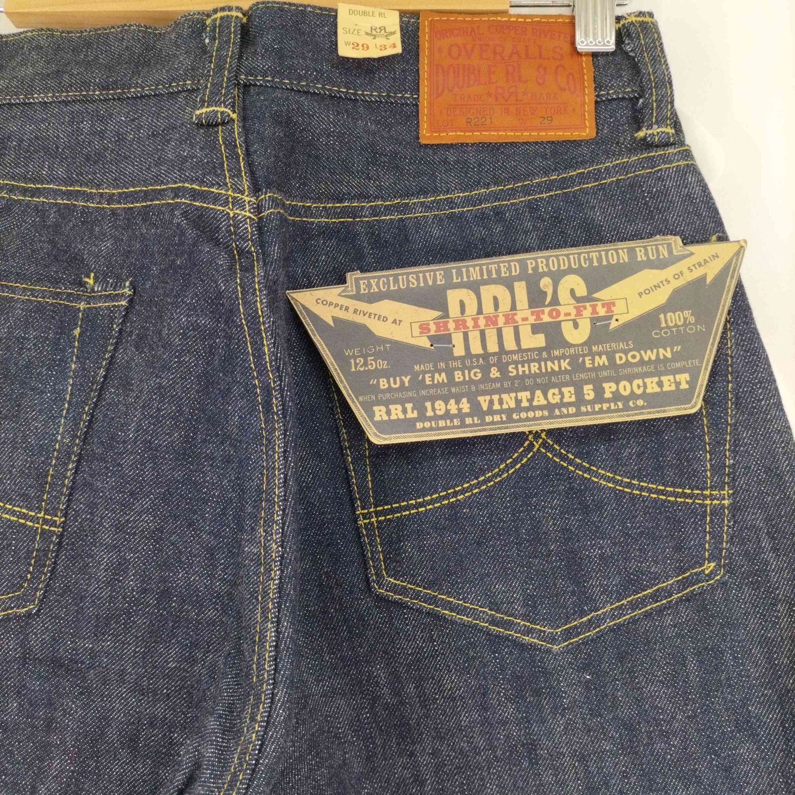 RRL】LIMITED VINTAGE 5POCKET DENIM 大戦モデル