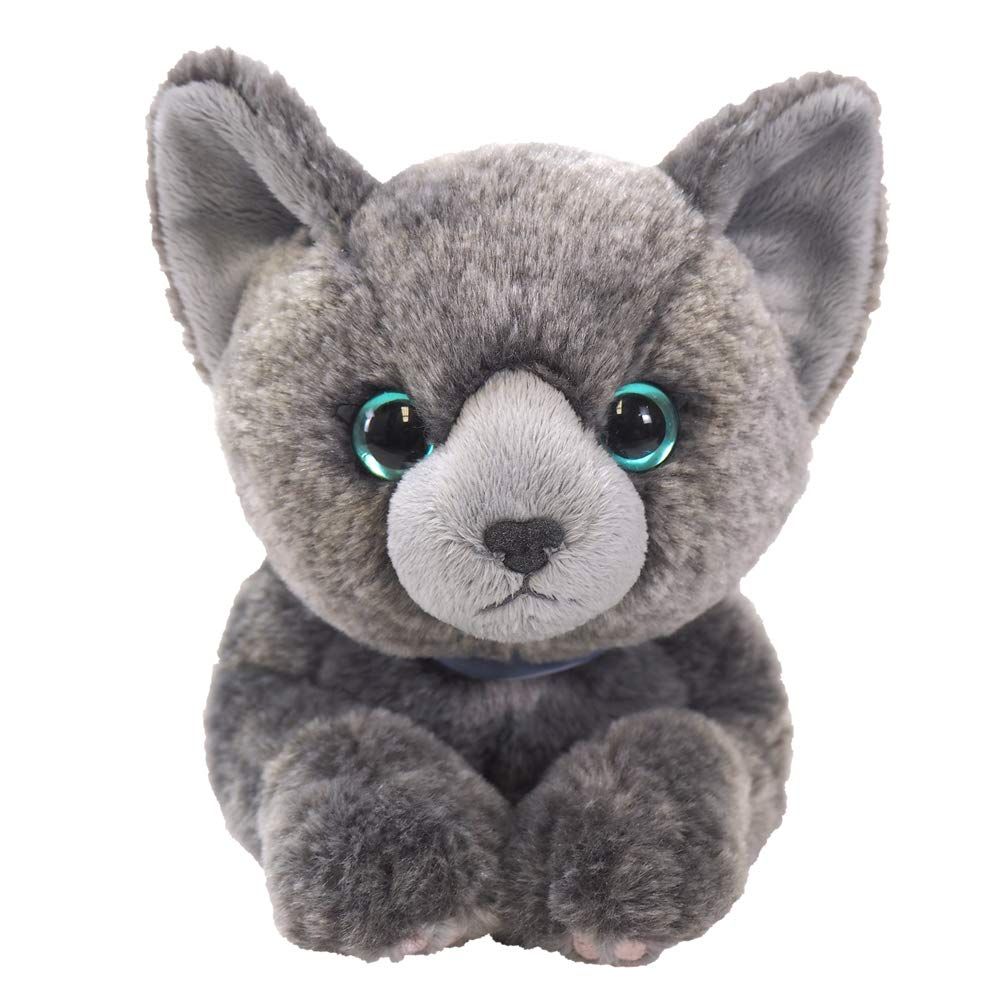 サンレモン ひざ ねこ ロシアンブルー M 17×18×47cm ぬいぐるみ アニマル P-7652 