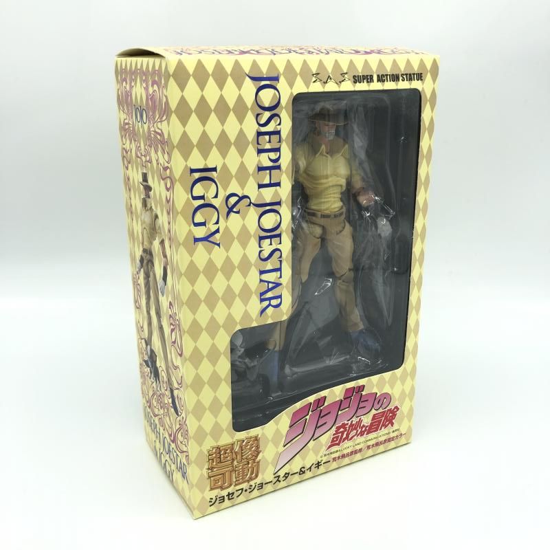 【中古】 ジョジョの奇妙な冒険 超像可動 ジョセフジョースター&amp;イギー メディコスエンタテイメント フィギュア Amazon | メディコス(Medicos Entertainment) 超像可動