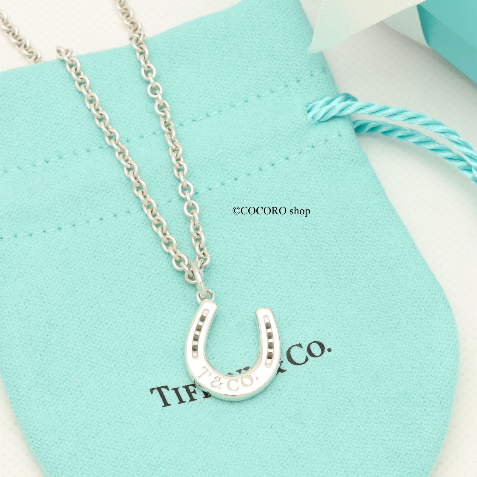 美品】ティファニー TIFFANY&Co. ホースシュー 馬蹄 ロゴ ネックレス 