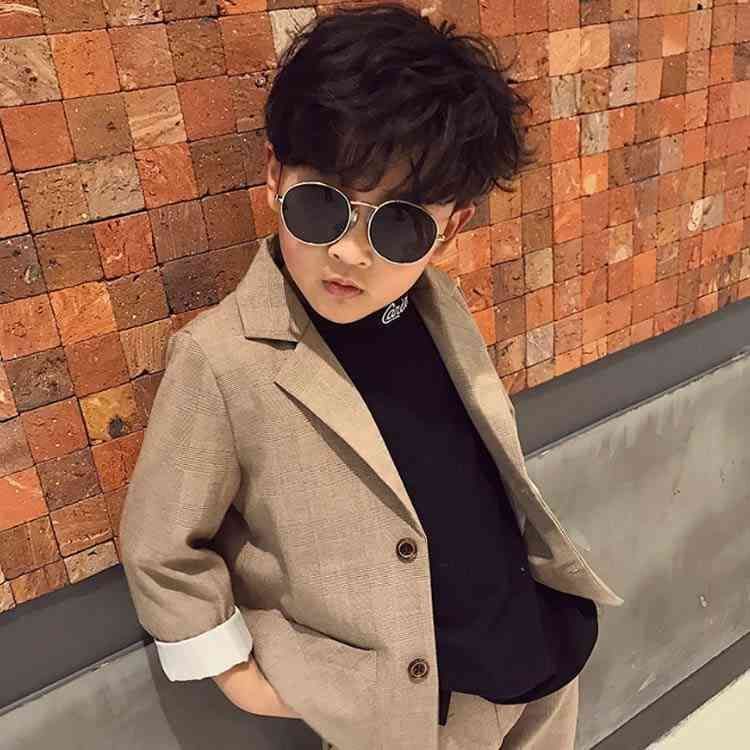 秋 キッズスーツ シングルボタン 低学年 子供服 小学生 7分袖 高学年 ベビー ショートパンツ キッズ スーツ 春 男の子 ジャケット ロング パンツ 長ズボン 子供スーツ 110 フォーマル 裏地 dkhsh592094 STEELWINDOWSANDDOORS_COM