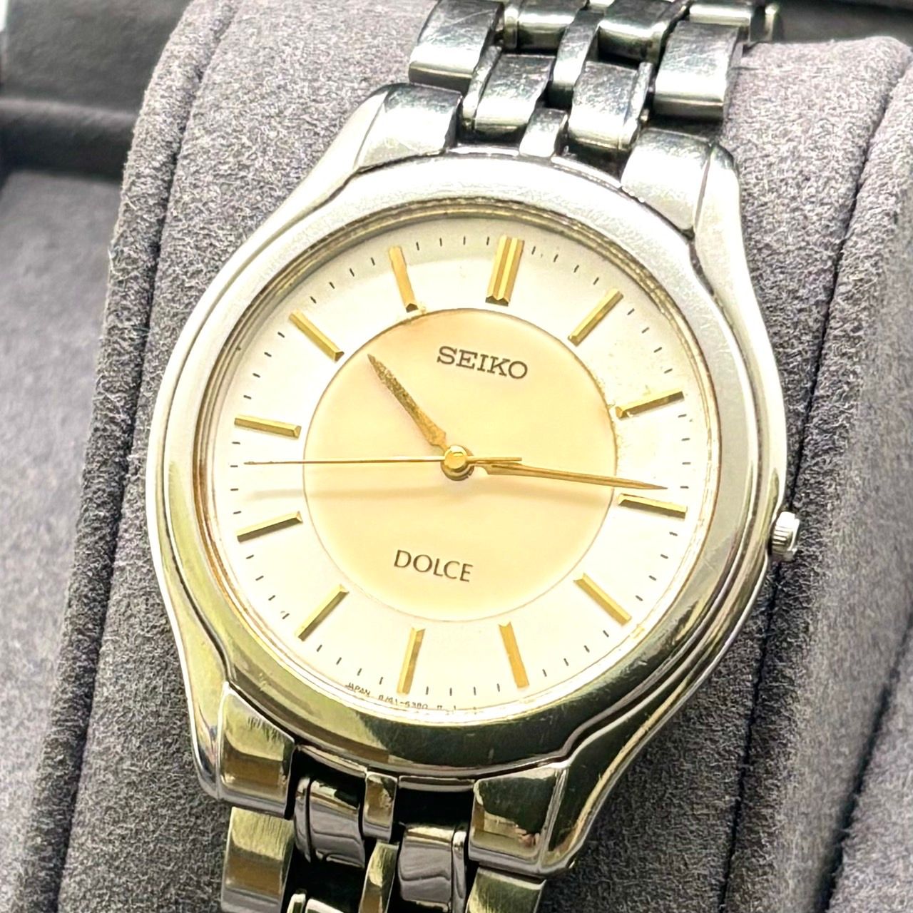 美品/稼働品】 SEIKO DOLCE セイコー ドルチェ 腕時計 8J41-6030