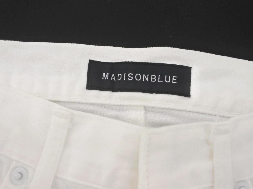 MADISONBLUE マディソンブルー ボタンフライ デニムパンツ size1 白 レディース DECORATOM_COM_BR