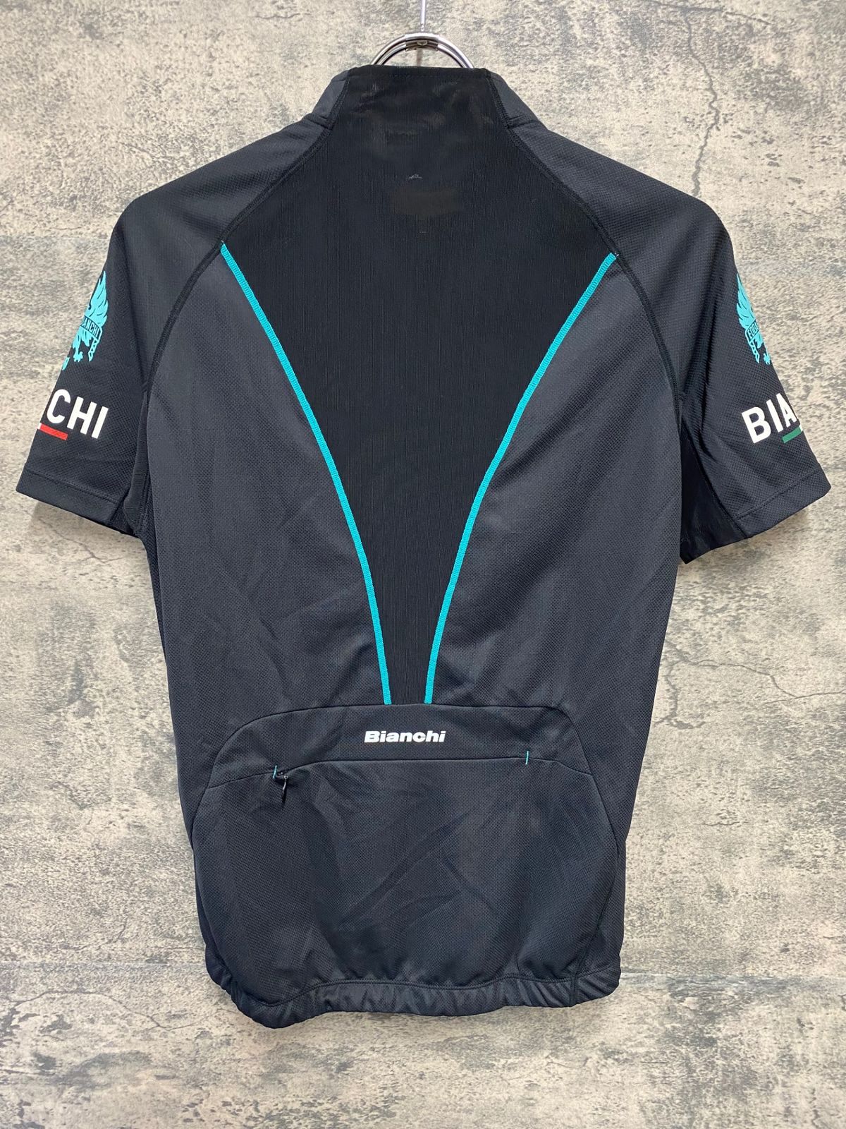 JD443 ビアンキ Bianchi 半袖サイクルジャージ 黒 - メルカリ