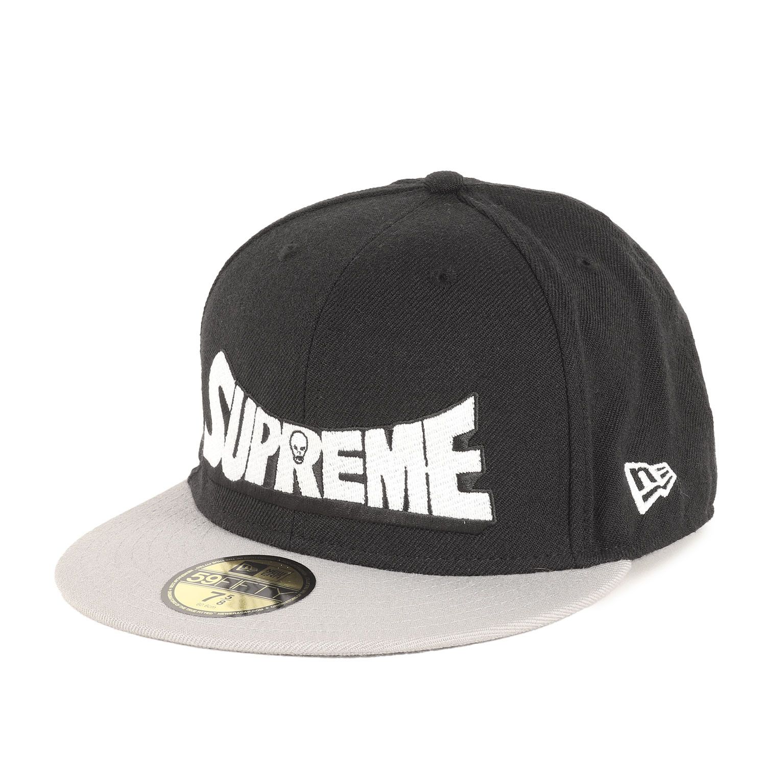 Supreme シュプリーム キャップ ブラック 黒 サイズ 7 5|8 60.6cm | NEW ERA 59FIFTY ロゴ 刺繍 ベースボール キャップ Funkadelic New Era | ブランド 帽子 | コラボ 別注 メンズ