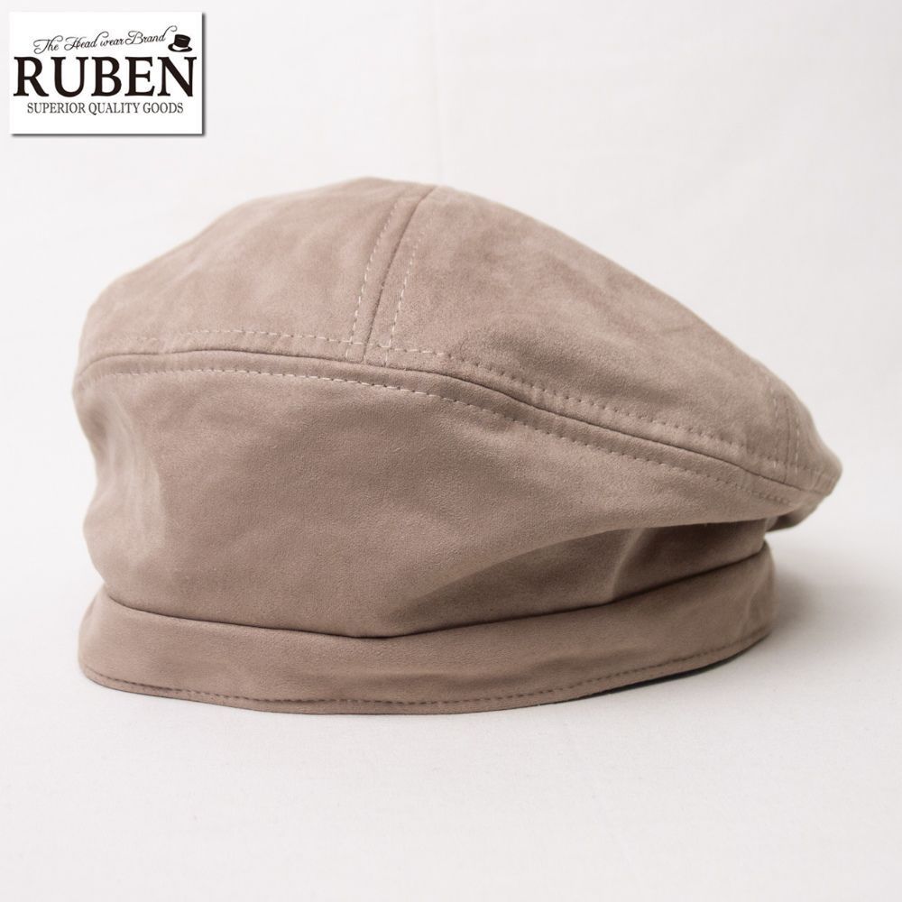 RUBEN エコスエードベレー帽 フリーサイズ