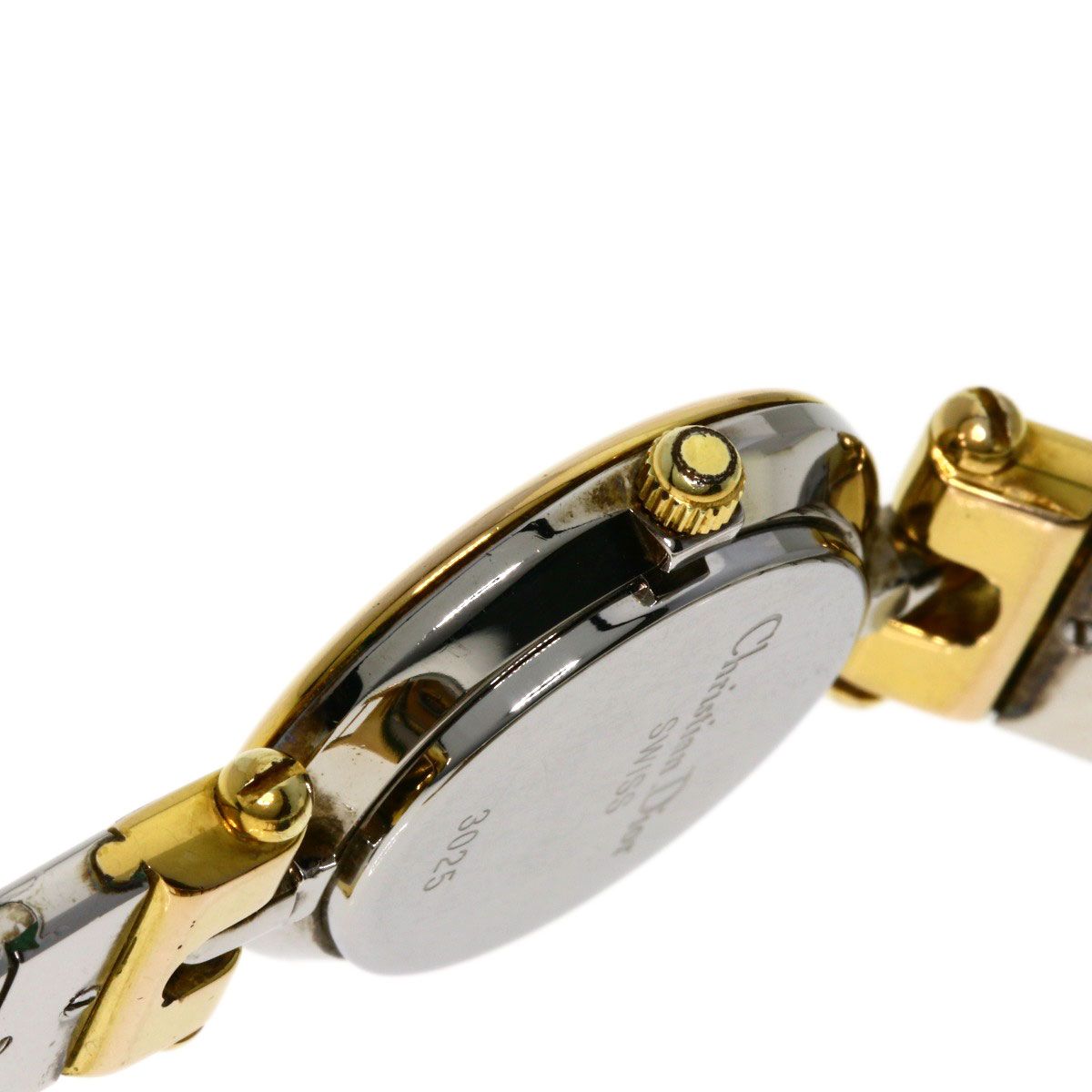 CHRISTIAN DIOR クリスチャンディオール 3025 ラウンドフェイス 腕時計