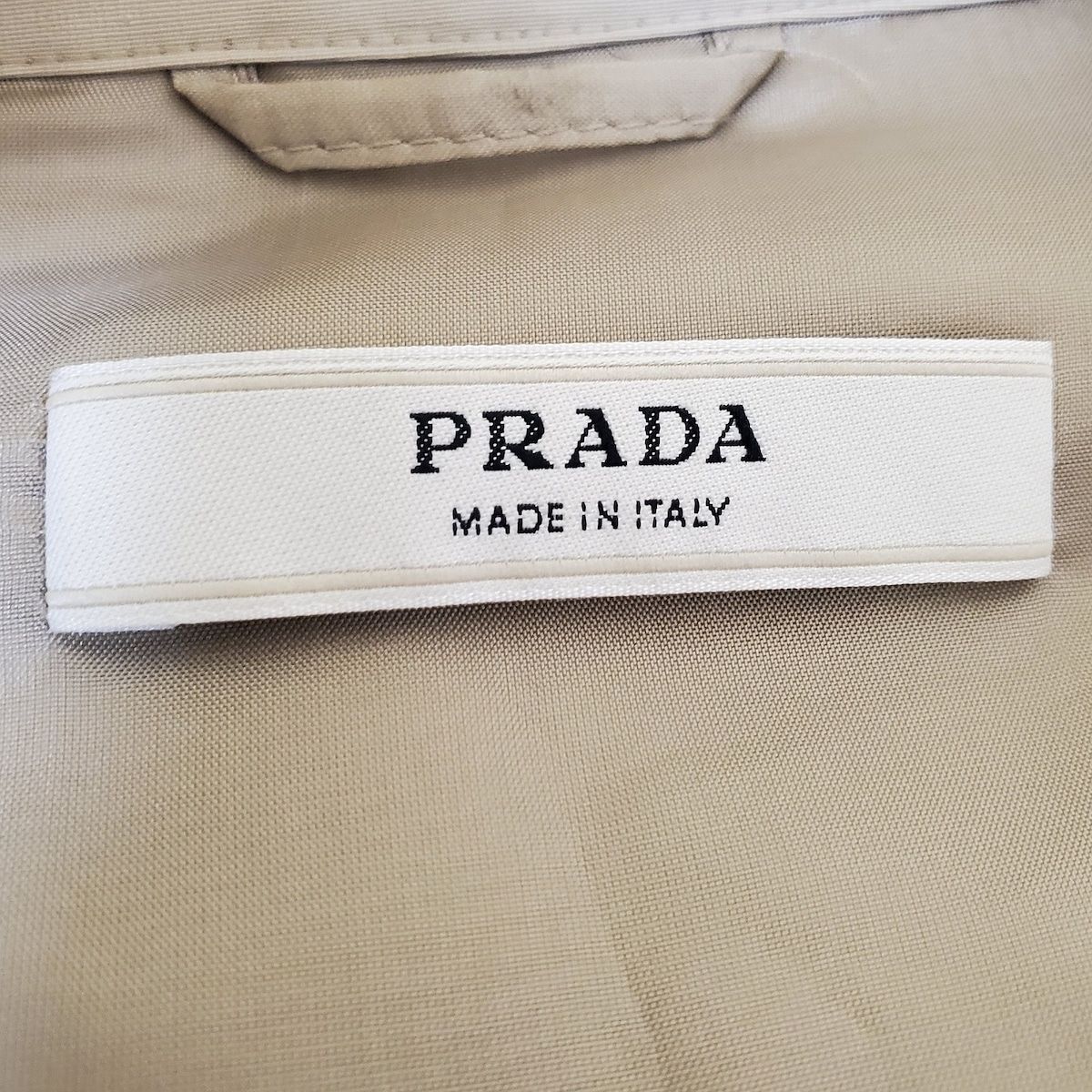 PRADA(プラダ) コート サイズ38 S レディース美品 - ベージュ 長袖/春/秋