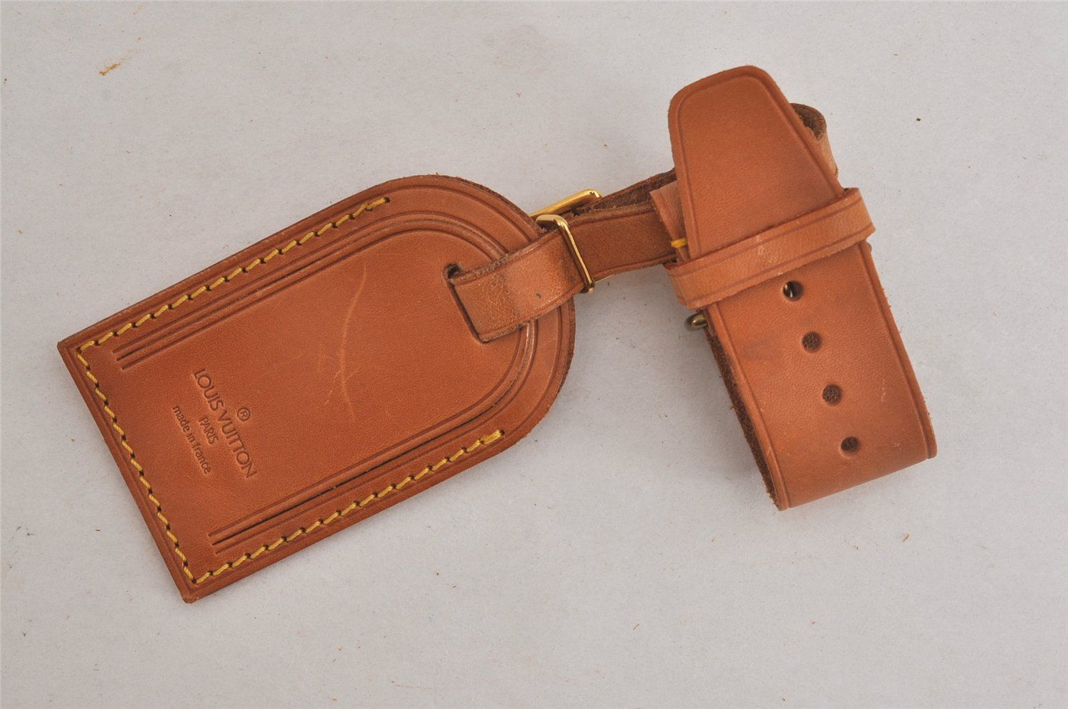 ルイ・ヴィトン ネームタグ ベージュ キーホルダー ルイ・ヴィトン ネームタグ ベージュ キーホルダー LOUIS VUITTON ルイ