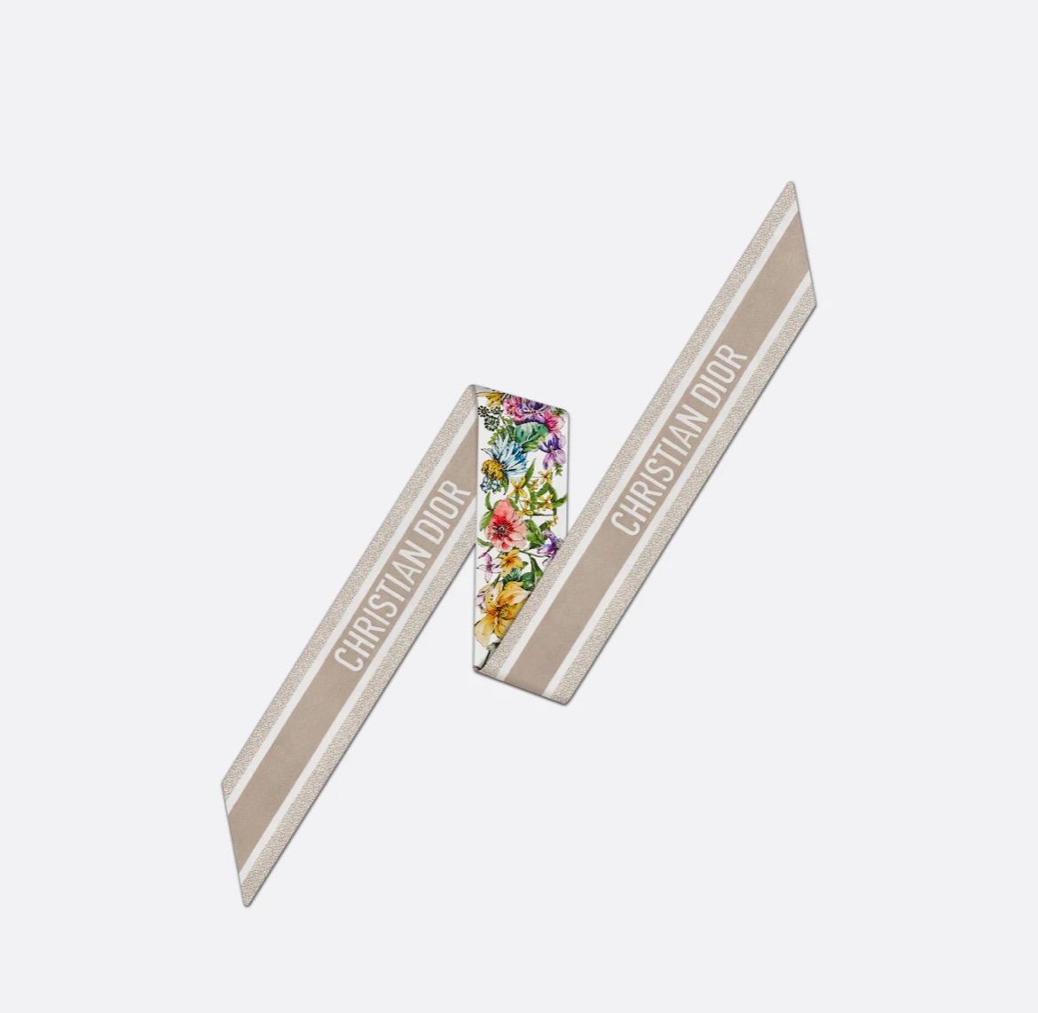 新品 Christian Dior ディオール D-FLORAL ミッツァ スカーフ