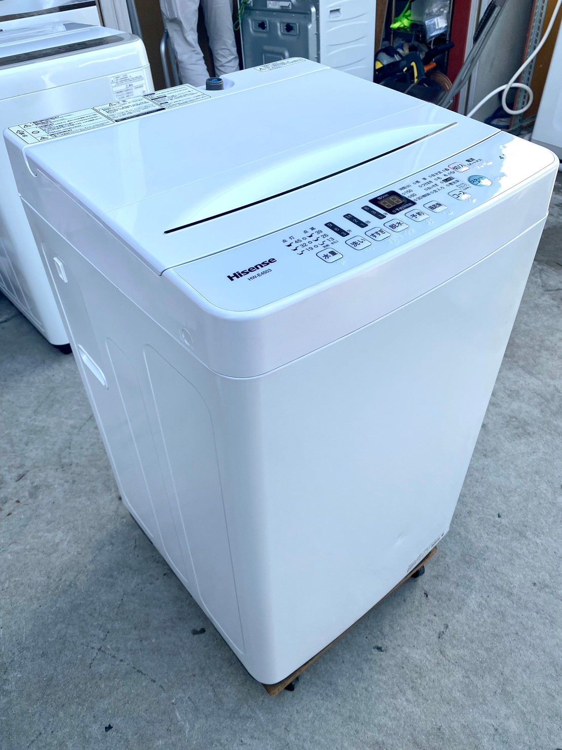 9,776円I618 ⭐ 2022年製♪ Hisense 洗濯機 （4.5㎏）