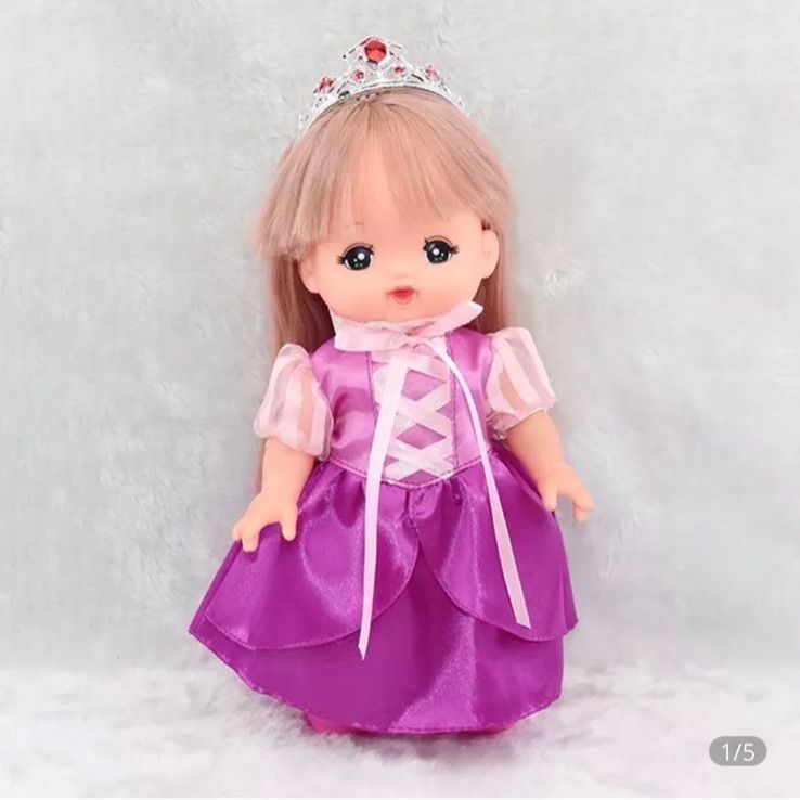 メルちゃん ドレス 服 ラプンツェル風 ネネちゃん お着替え プリンセス