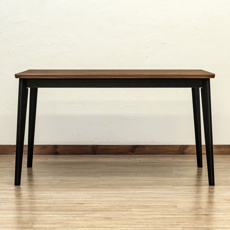 こたつテーブル ダイニングコタツ 120×75 長方形 4人掛け 510W 石英管ヒーター コンパクト 椅子用 ウォールナット WAL 黒 渋い カッコいい系 流行り 高さがある 新生活 リビング 一年中 Tenby 佐220 ▲STD-120WAL こたつ