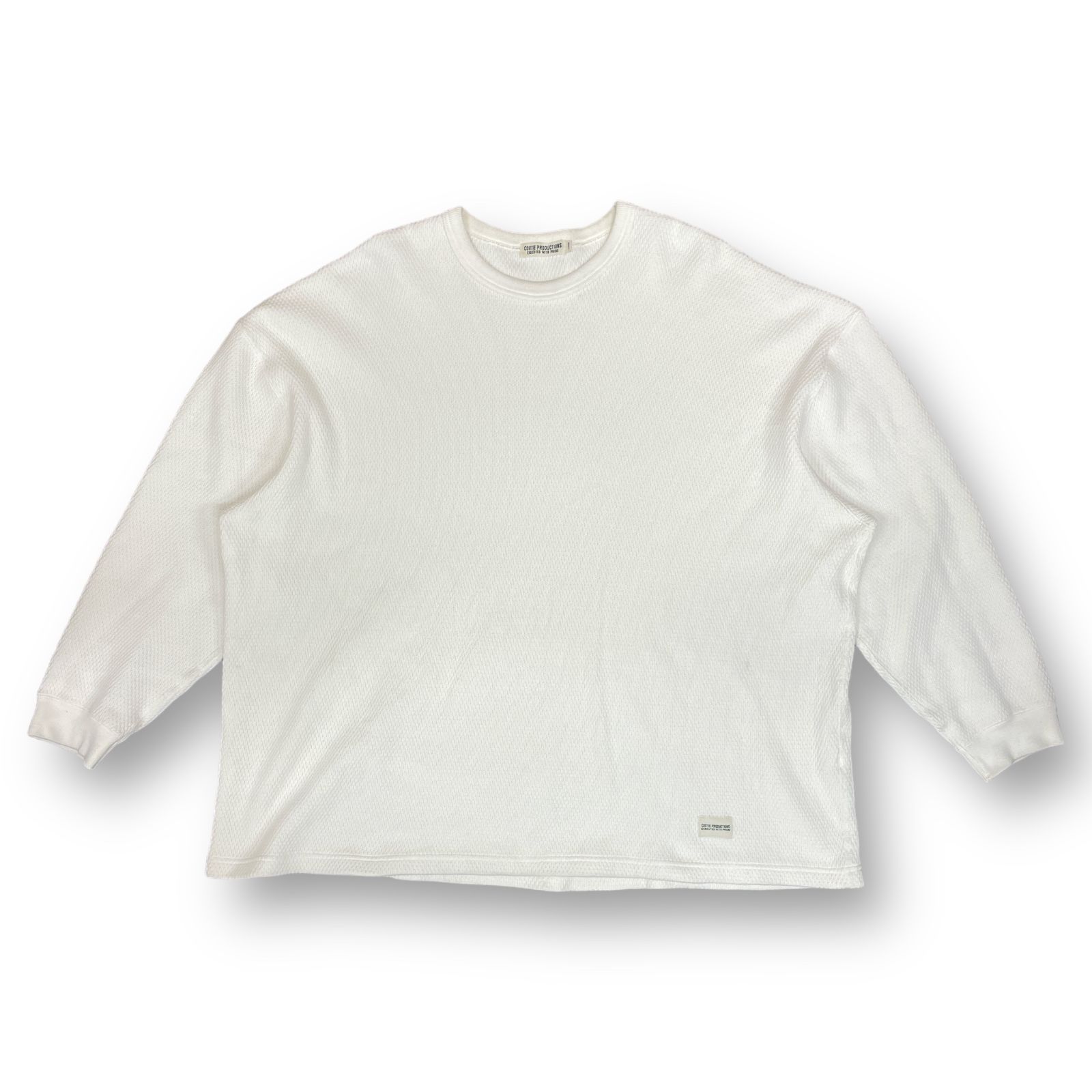 定価26400円 COOTIE PRODUCTIONS 23AW Heavy Oz Honeycomb L/S Tee サーマル ロンティー  カットソー クーティープロダクションズ ホワイト L CTE-23A311 67812A5 - メルカリ