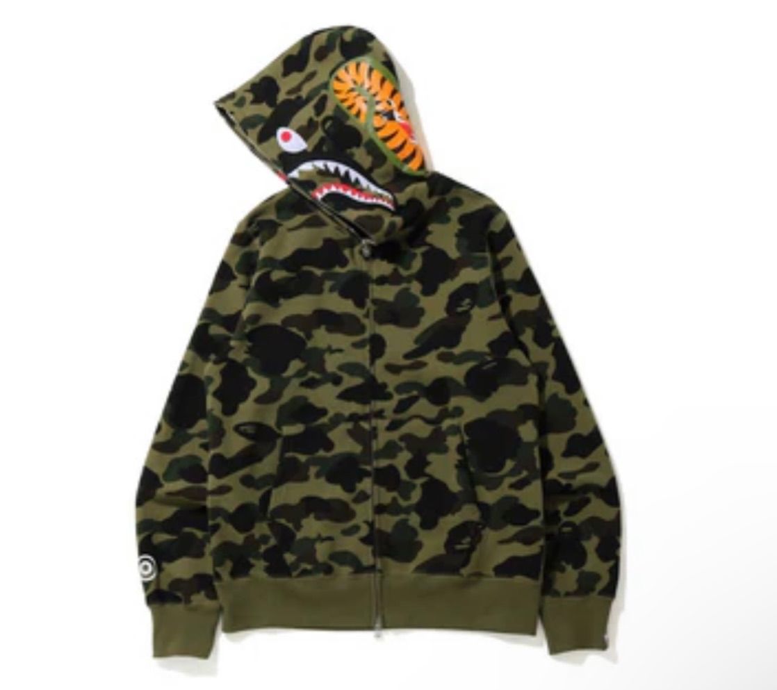 A BATHING APE BAPEマイロシャークパーカー Mコラボ限定送料込み 未使用品 アベイシングエイプ A BATHING APE x マイメロディ MY