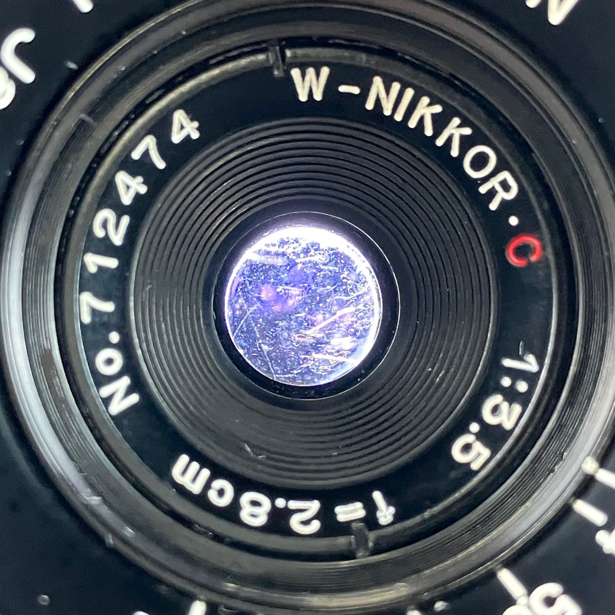 ニコン Nikon W-NIKKOR.C 2.8cm F3.5 Sマウント レンジファインダー