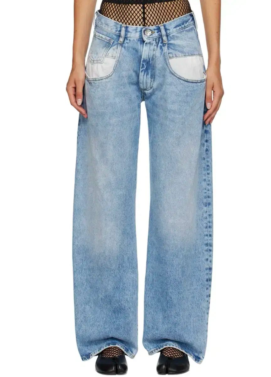maison margiela Maison Margiela メゾンマルジェラ 青 フェーディング ウォッシュ デニム