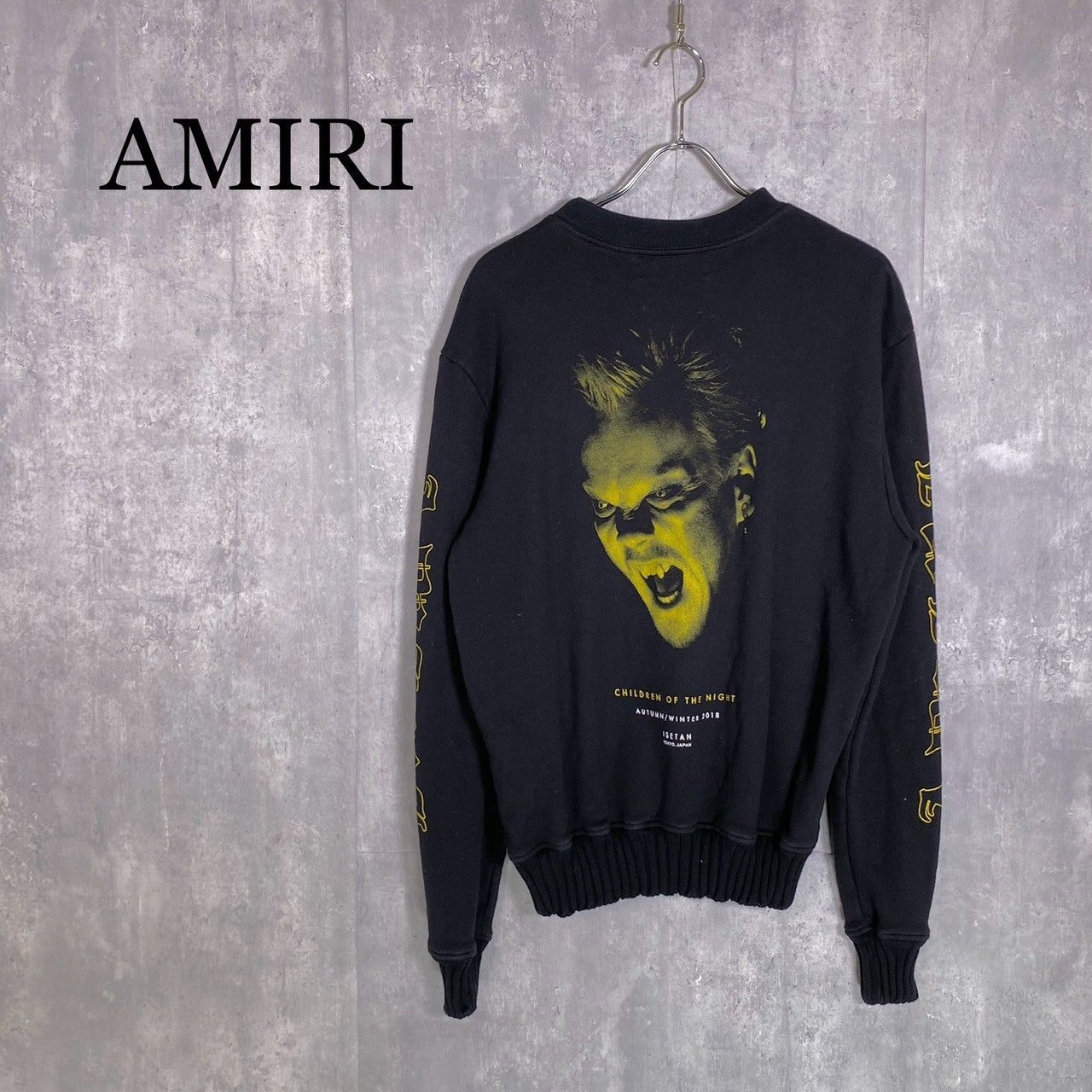 AMIRI』アミリ (S) チルドレンオブザナイト 長袖トレーナー - メルカリ